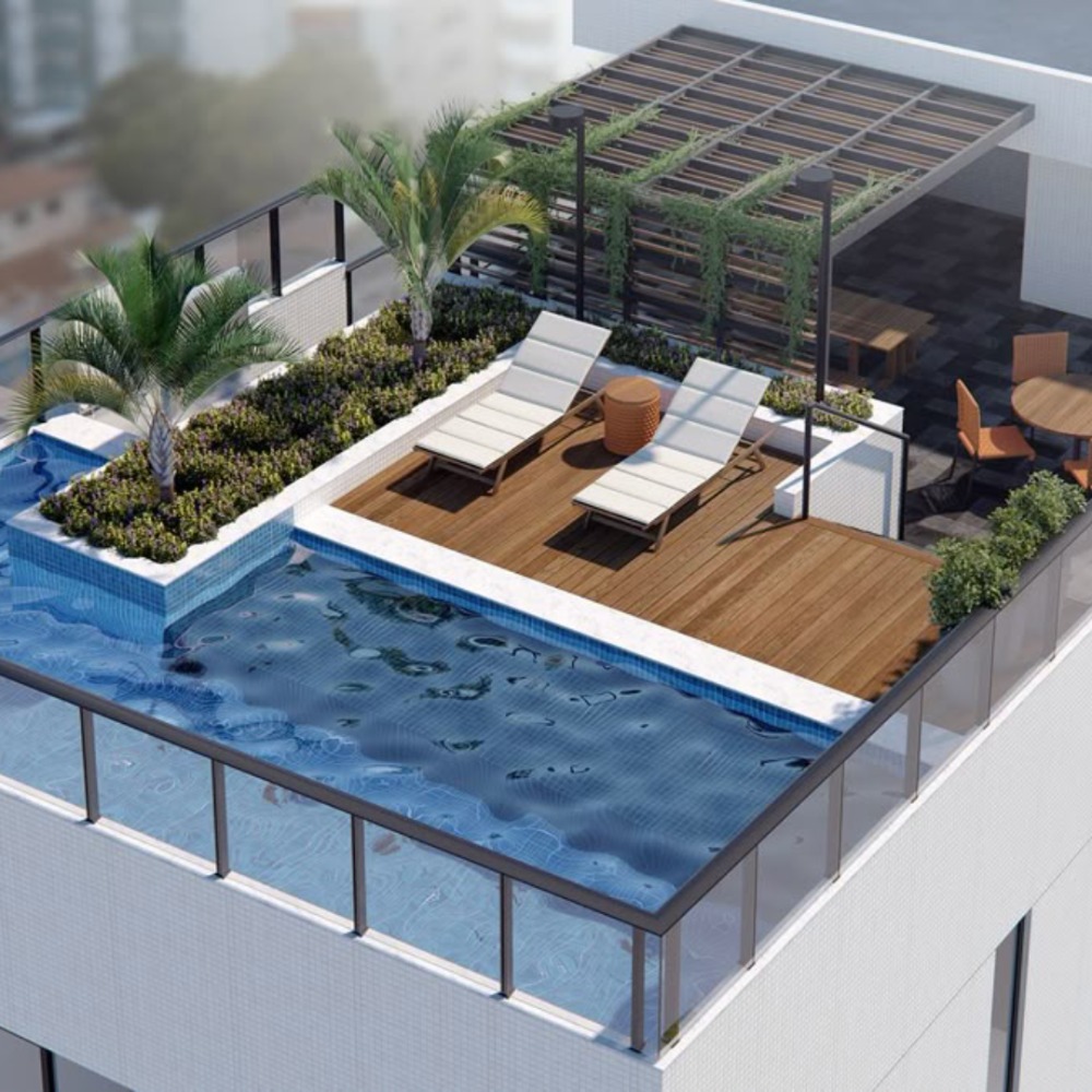 Desain Rooftop Kolam Renang dan Taman Mini Desain Rooftop Kolam Renang dan Taman Mini