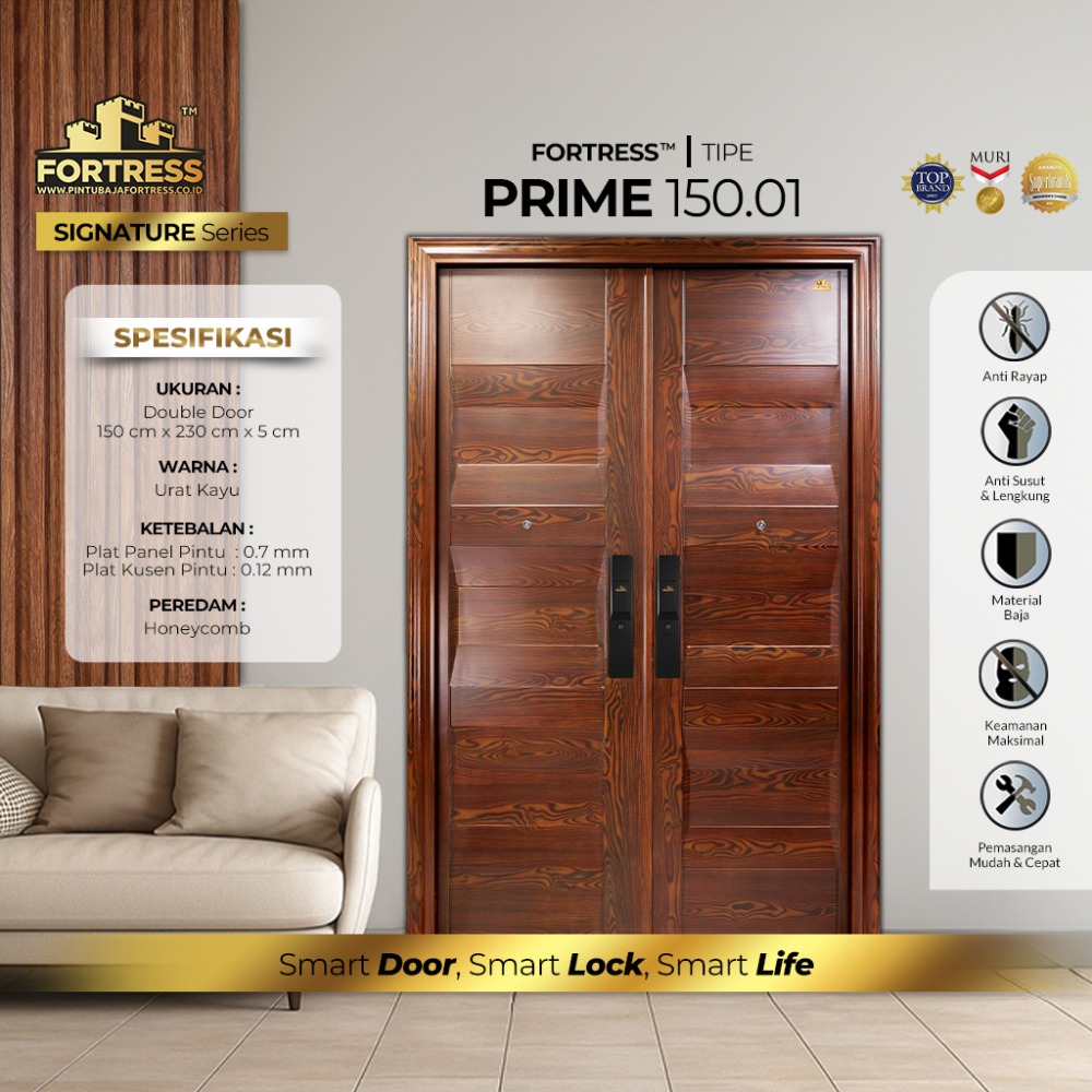 Pintu Baja FORTRESS Tipe PRIME 150.01 UK Pintu Baja FORTRESS Tipe PRIME 150.01 UK