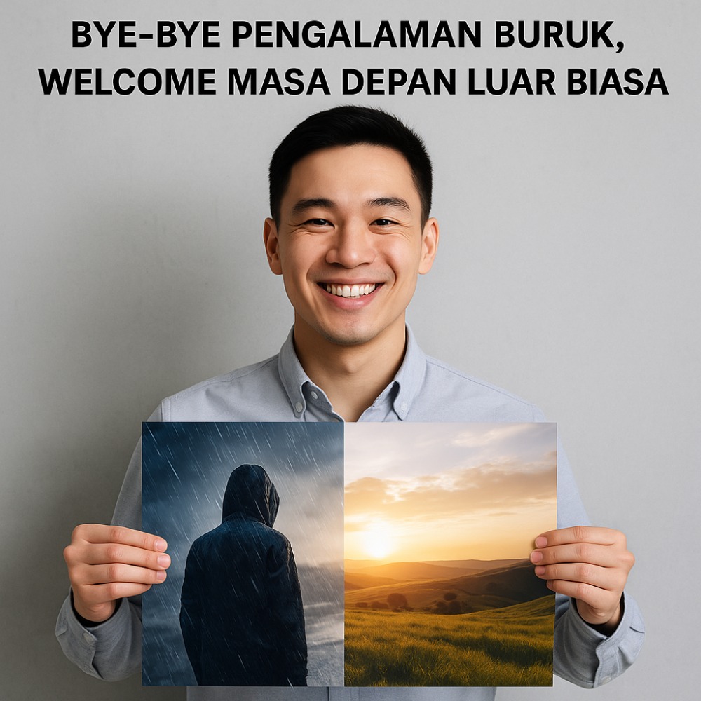 Bye-bye Pengalaman Buruk, Welcome Masa Depan Luar Biasa Bye-bye Pengalaman Buruk, Welcome Masa Depan Luar Biasa