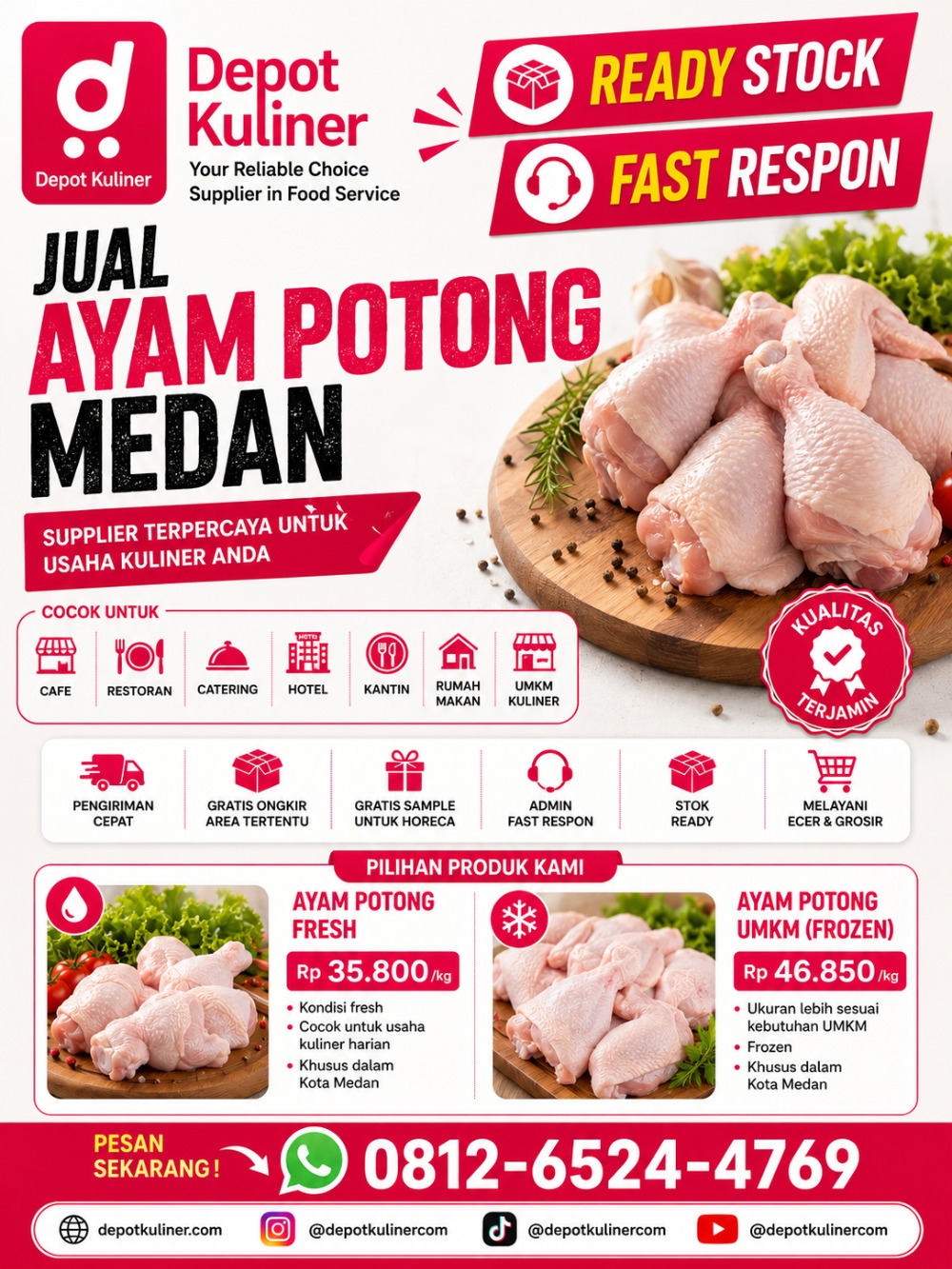 Jual Ayam Potong Medan Jual Ayam Potong Medan