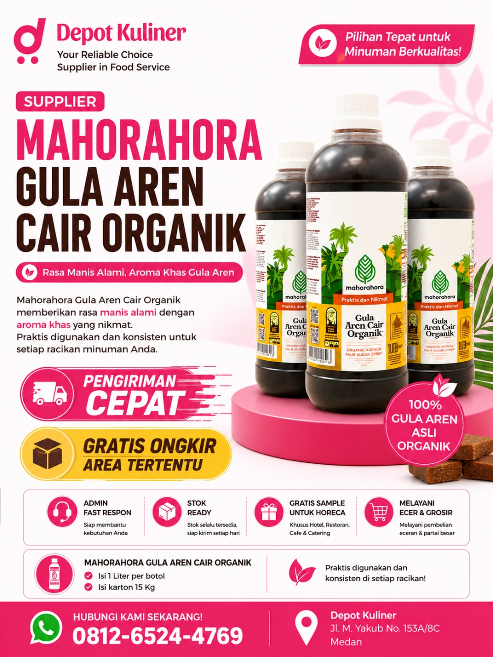 Supplier Mahorahora Gula Aren Cair Organik Medan Supplier Mahorahora Gula Aren Cair Organik Medan