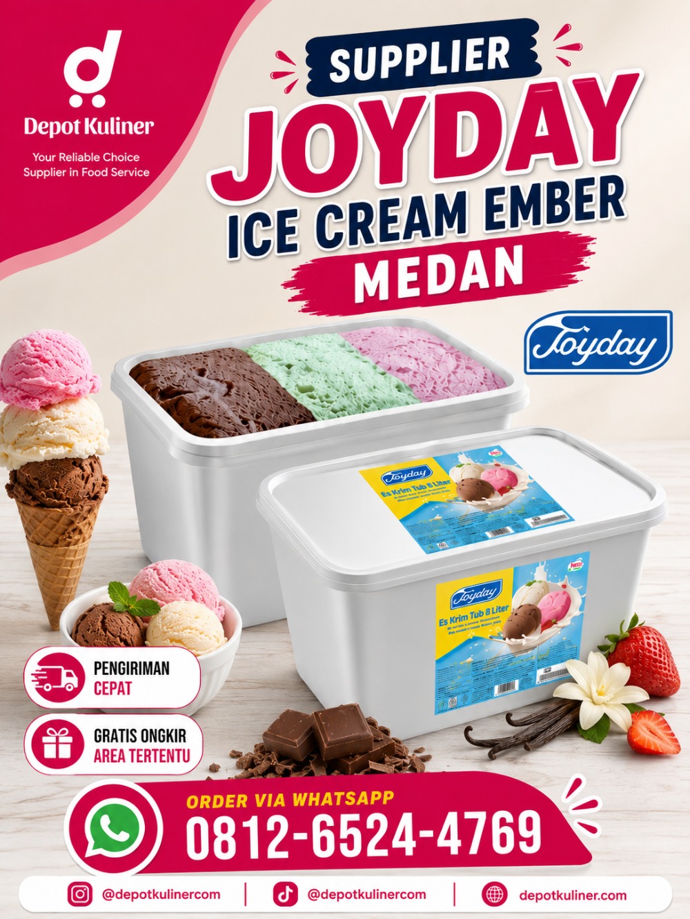 Supplier Joyday Ice Cream Ember Medan Supplier Joyday Ice Cream Ember Medan