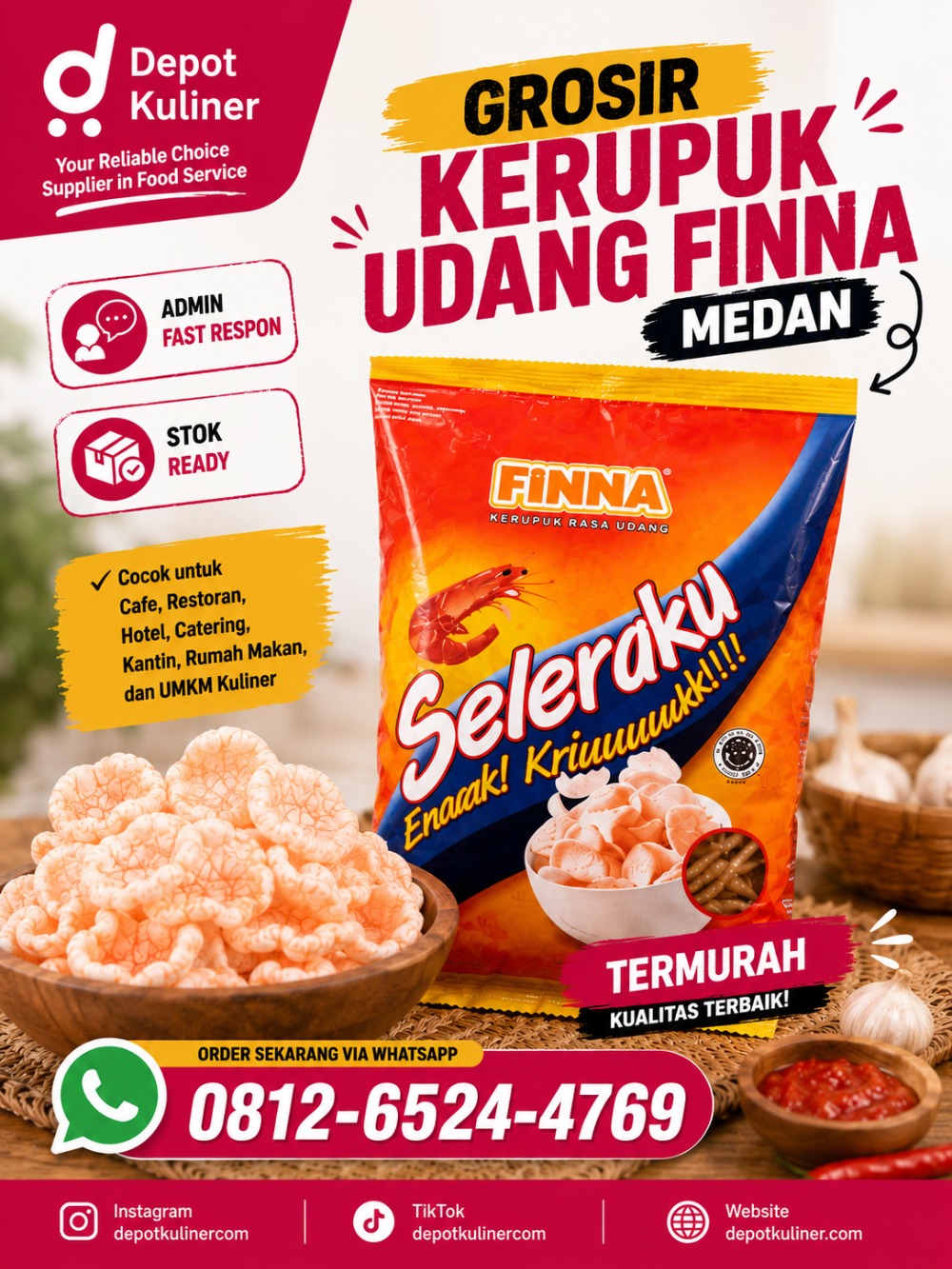 Grosir Kerupuk Udang Finna Medan Grosir Kerupuk Udang Finna Medan