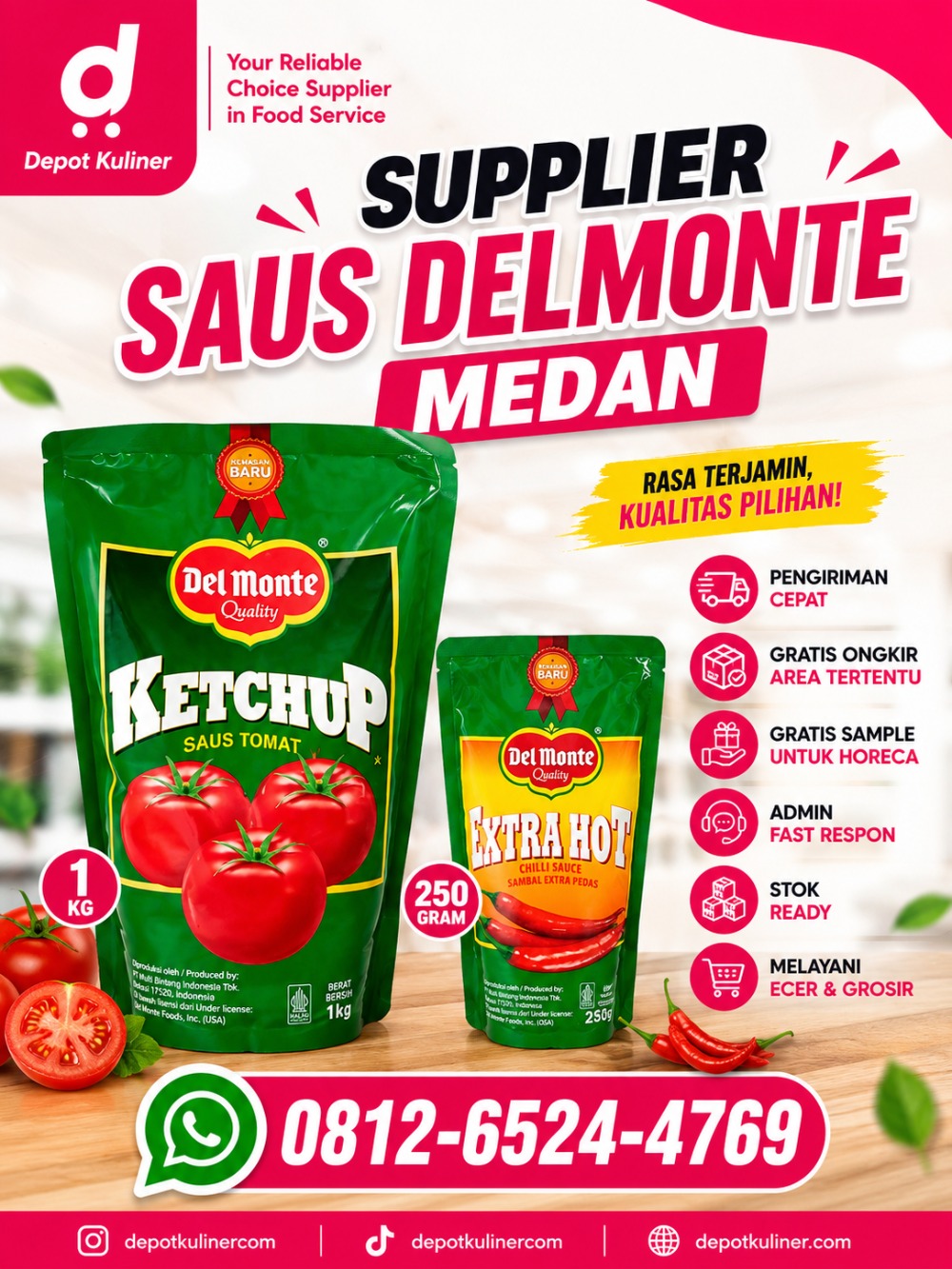Supplier Saus Delmonte Medan Supplier Saus Delmonte Medan