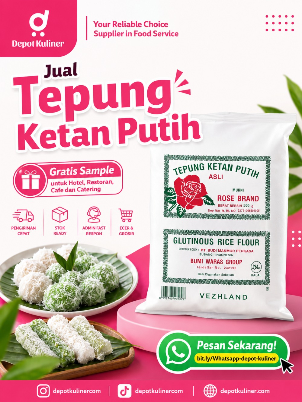 Jual Tepung Ketan Putih Jual Tepung Ketan Putih