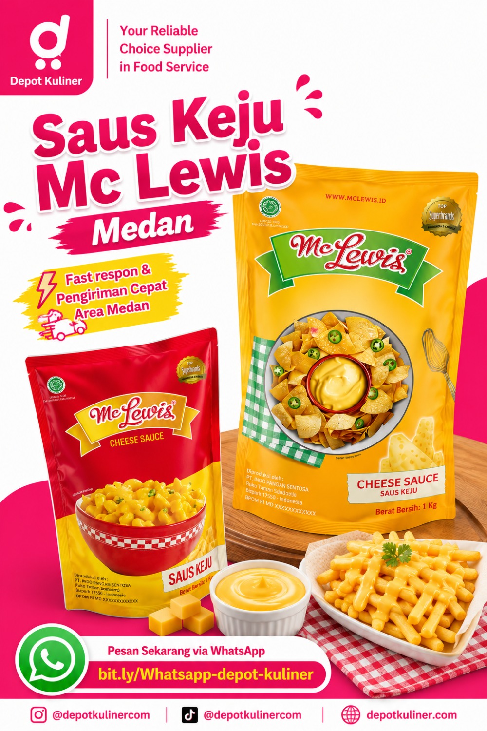 Saus Keju Mc Lewis Medan Saus Keju Mc Lewis Medan
