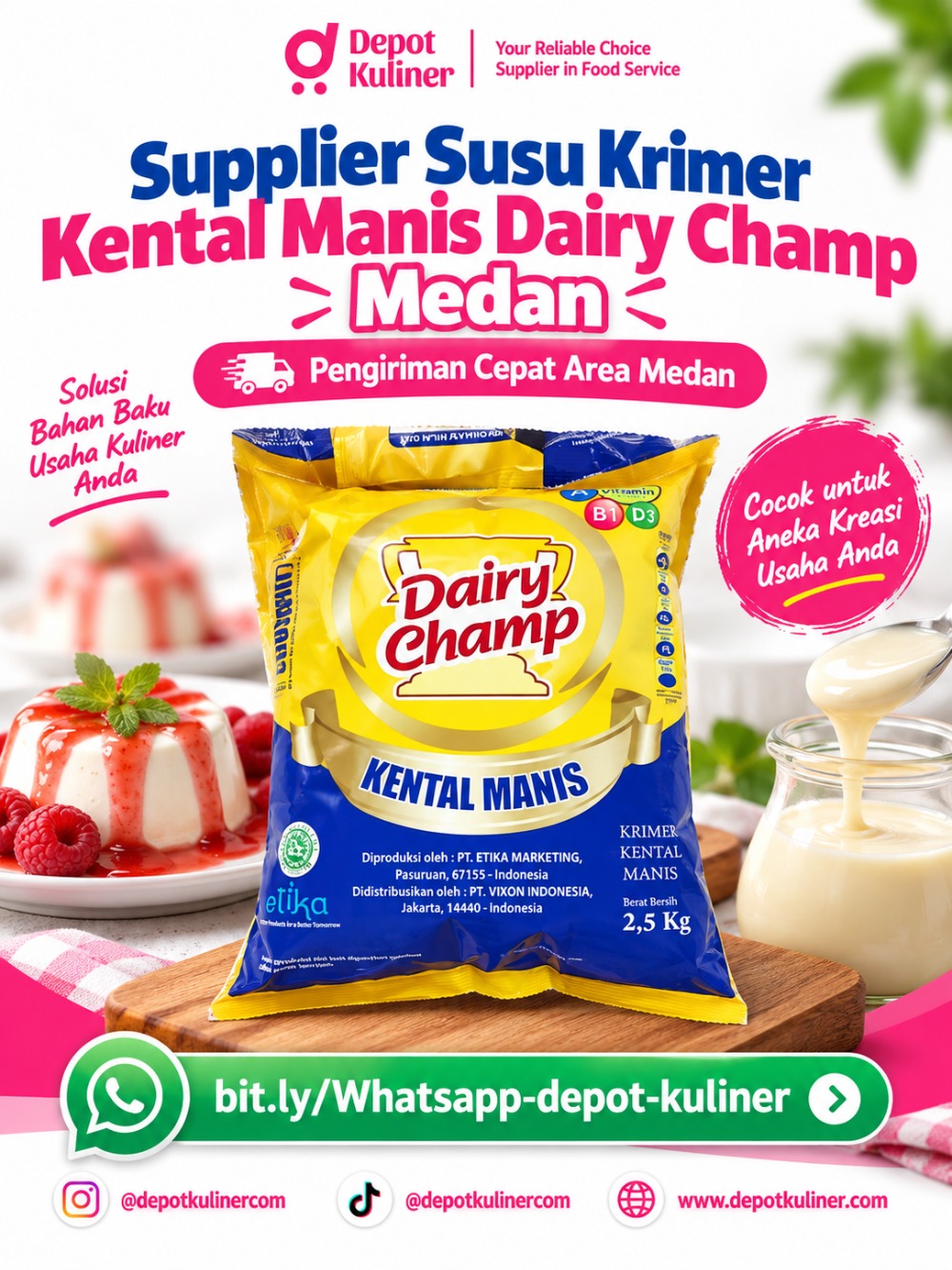 Supplier Susu Krimer Kental Manis Dairy Champ Medan Supplier Susu Krimer Kental Manis Dairy Champ Medan