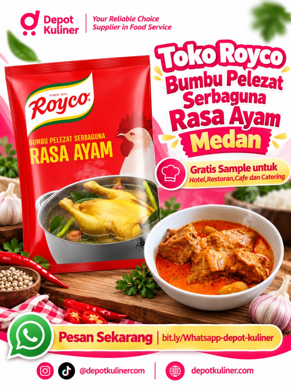 Toko Royco Bumbu Pelezat Serbaguna Rasa Ayam Medan Toko Royco Bumbu Pelezat Serbaguna Rasa Ayam Medan