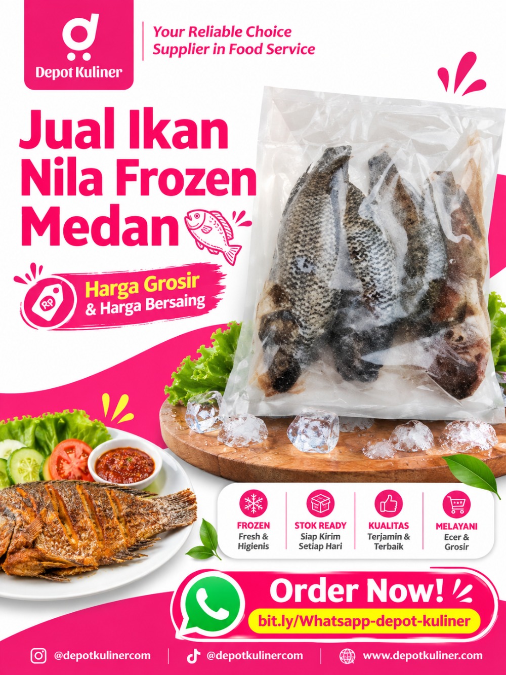 Jual Ikan Nila Frozen Medan Jual Ikan Nila Frozen Medan
