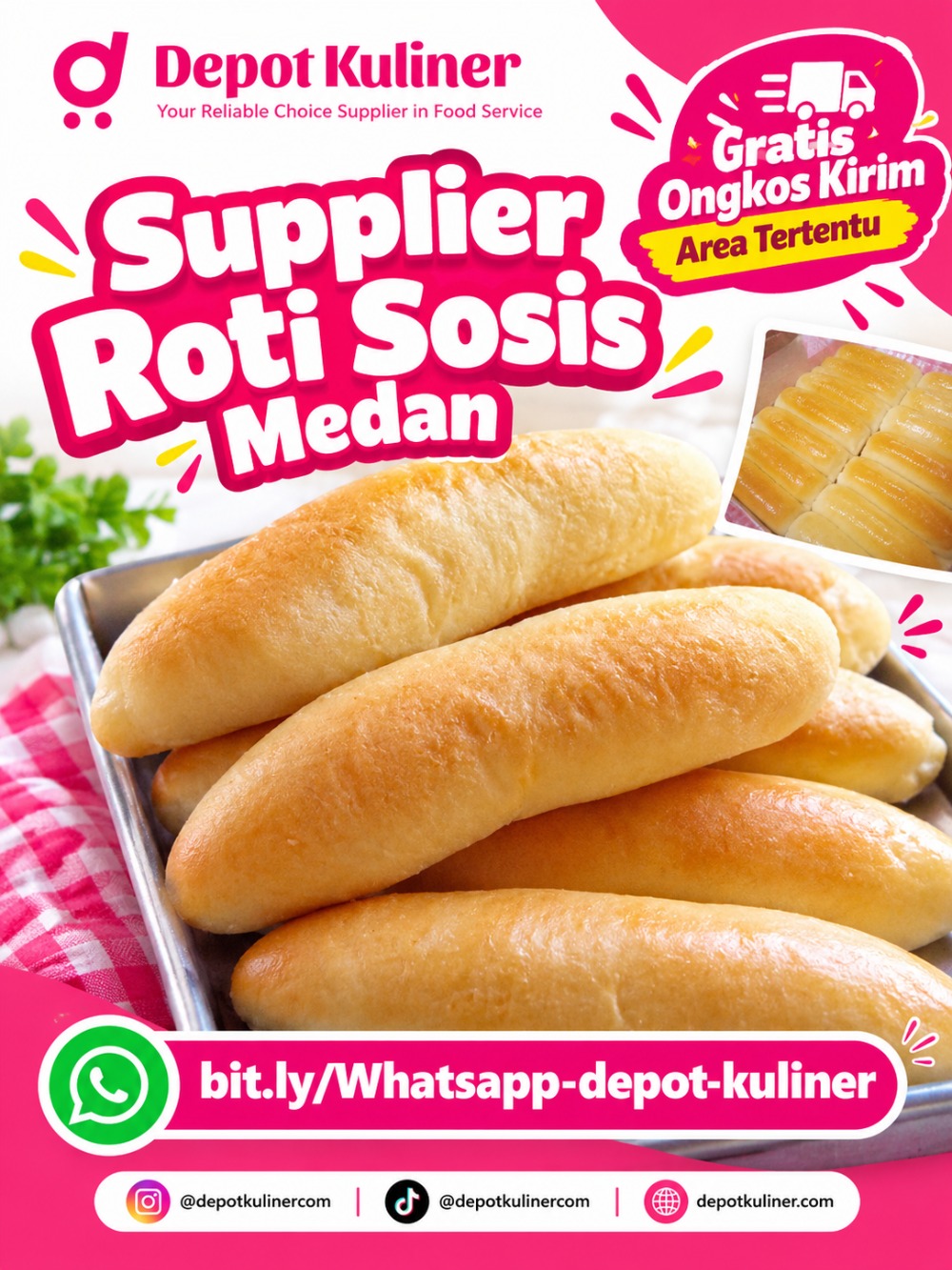 Supplier Roti Sosis Medan Supplier Roti Sosis Medan