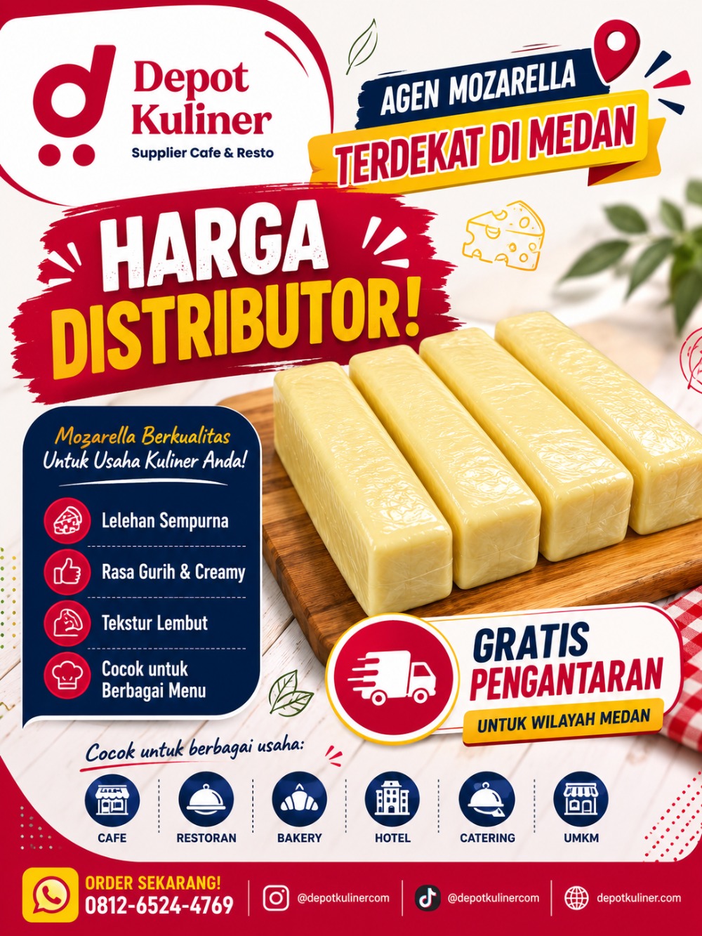 Agen Mozarella Terdekat Di Medan WA: 0812-6524-4769 Agen Mozarella Terdekat Di Medan WA: 0812-6524-4769