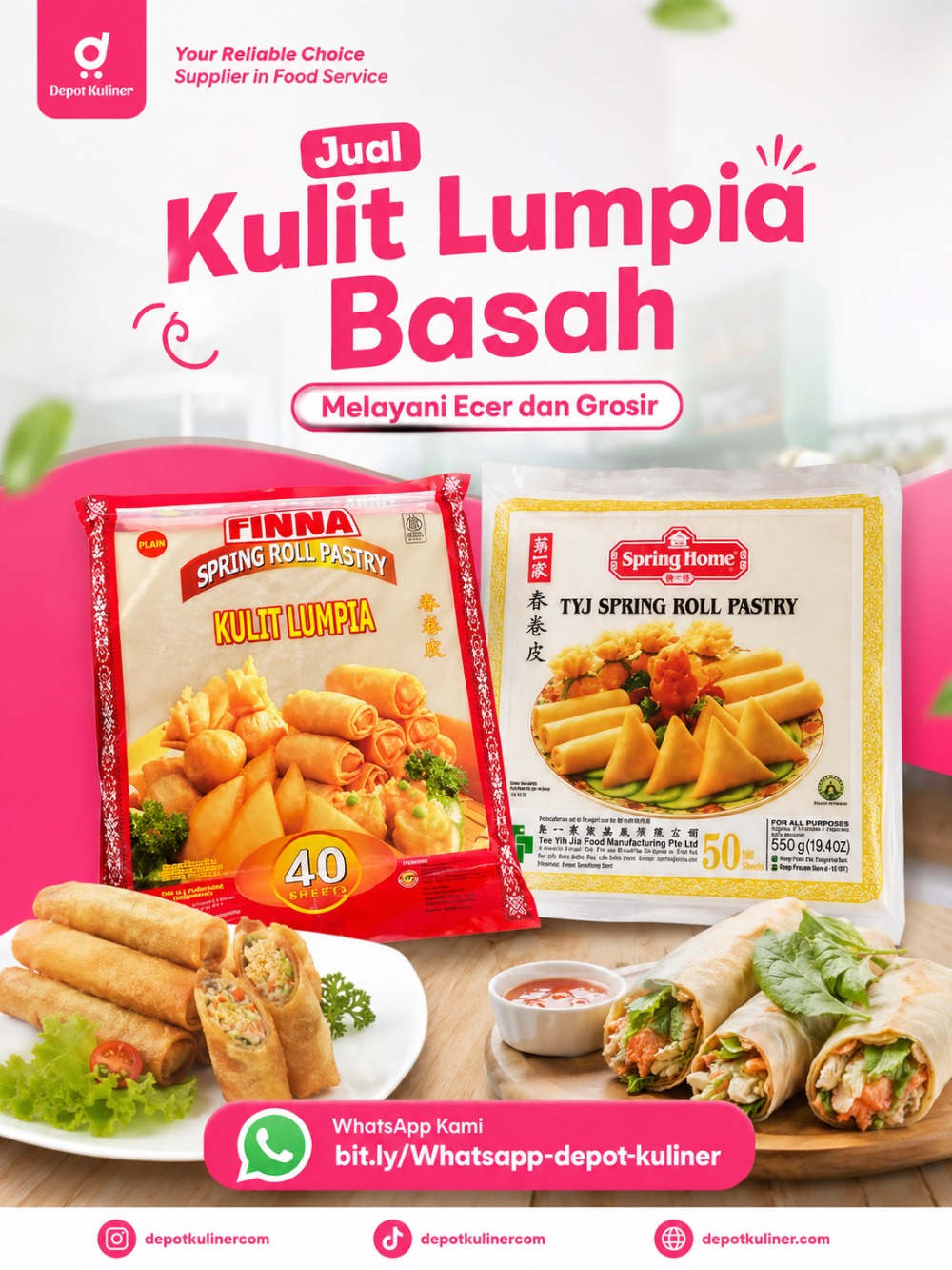 Jual Kulit Lumpia Basah Jual Kulit Lumpia Basah