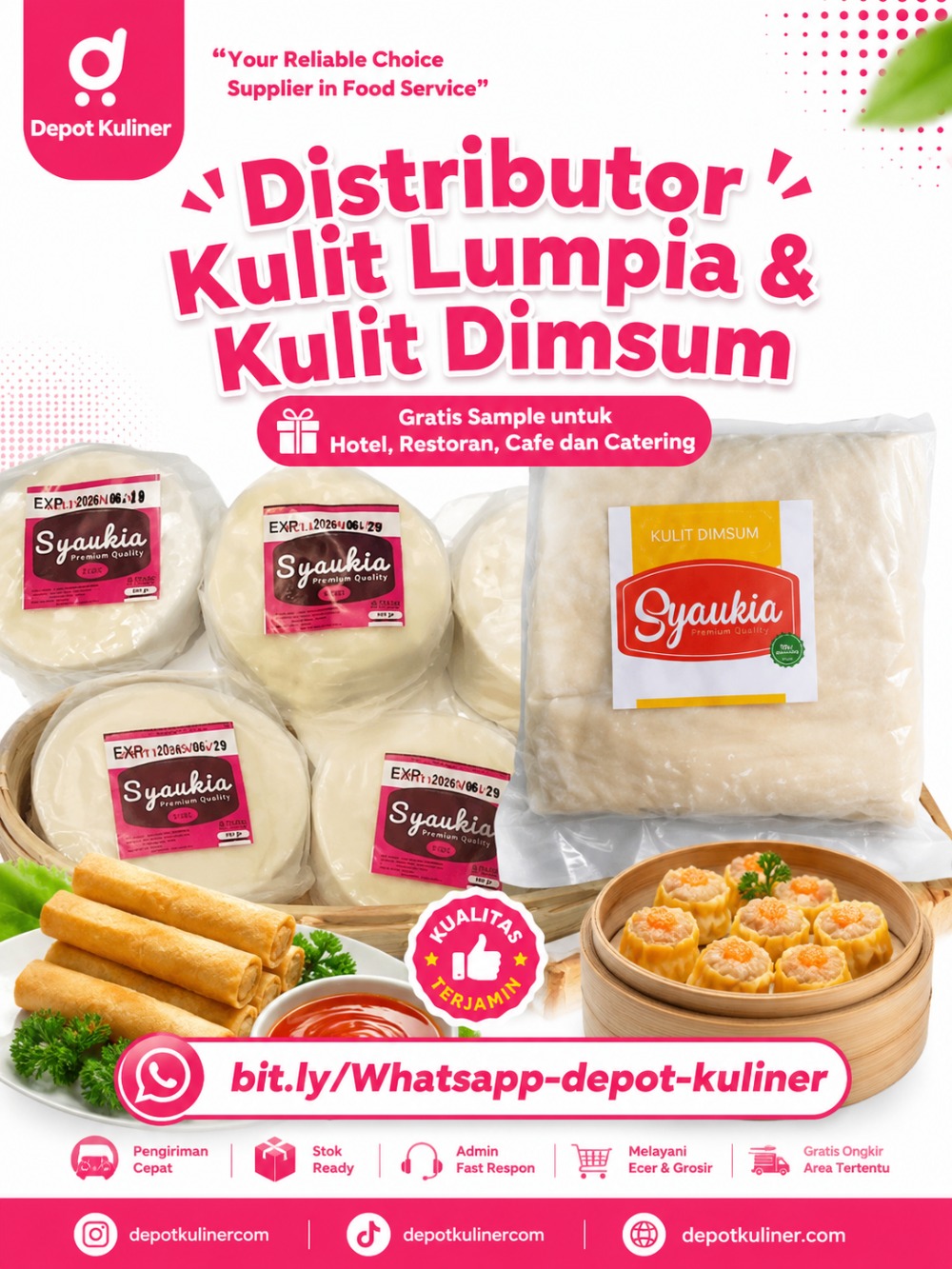 Distributor Kulit Lumpia & Kulit Dimsum Distributor Kulit Lumpia & Kulit Dimsum