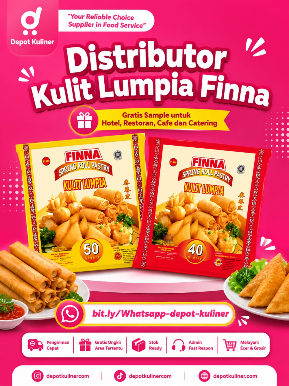 Distributor Kulit Lumpia Finna Distributor Kulit Lumpia Finna