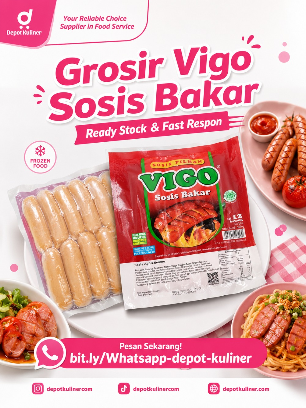 Grosir Vigo Sosis Bakar Grosir Vigo Sosis Bakar