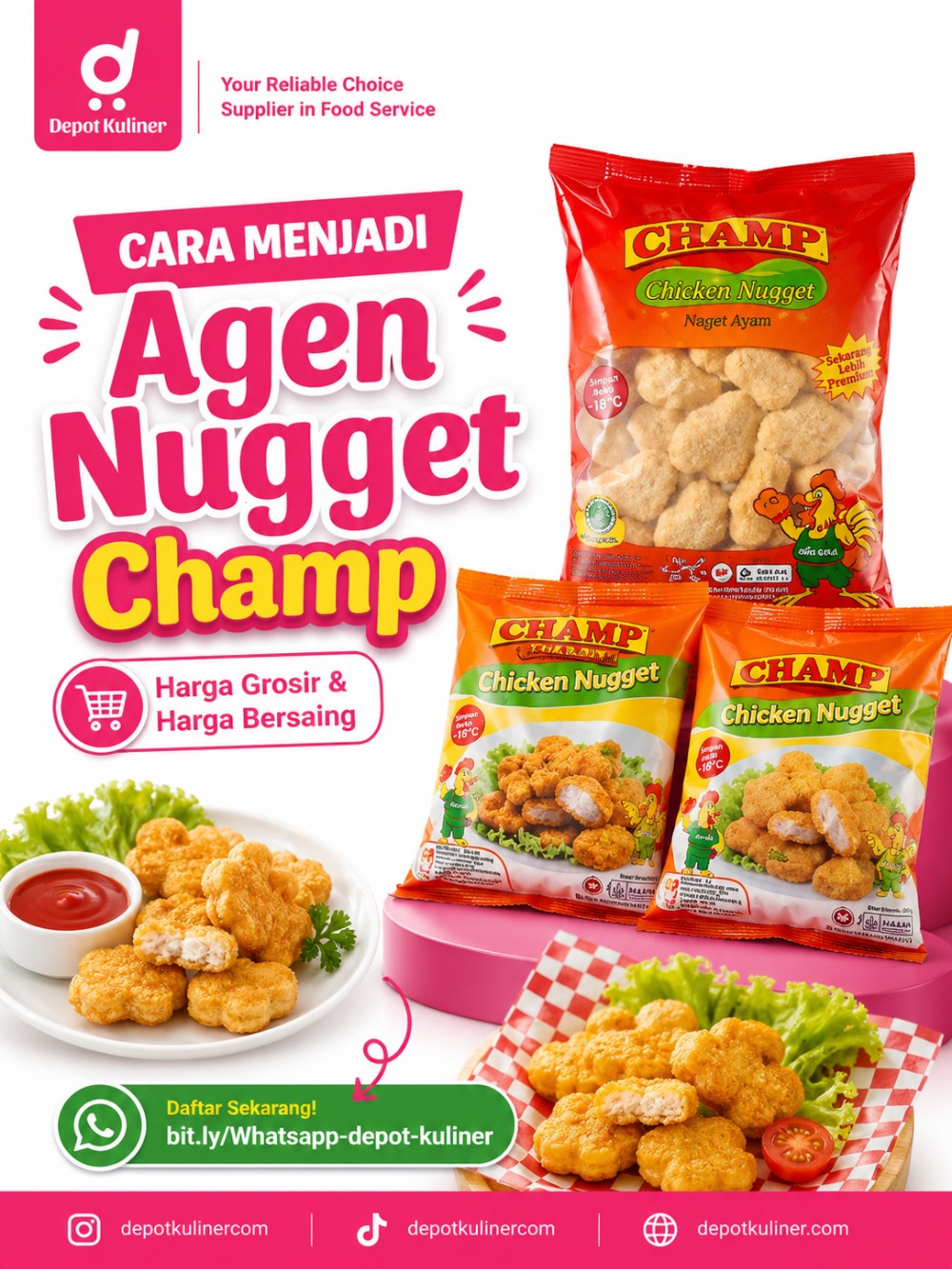 Cara Menjadi Agen Nugget Champ Cara Menjadi Agen Nugget Champ