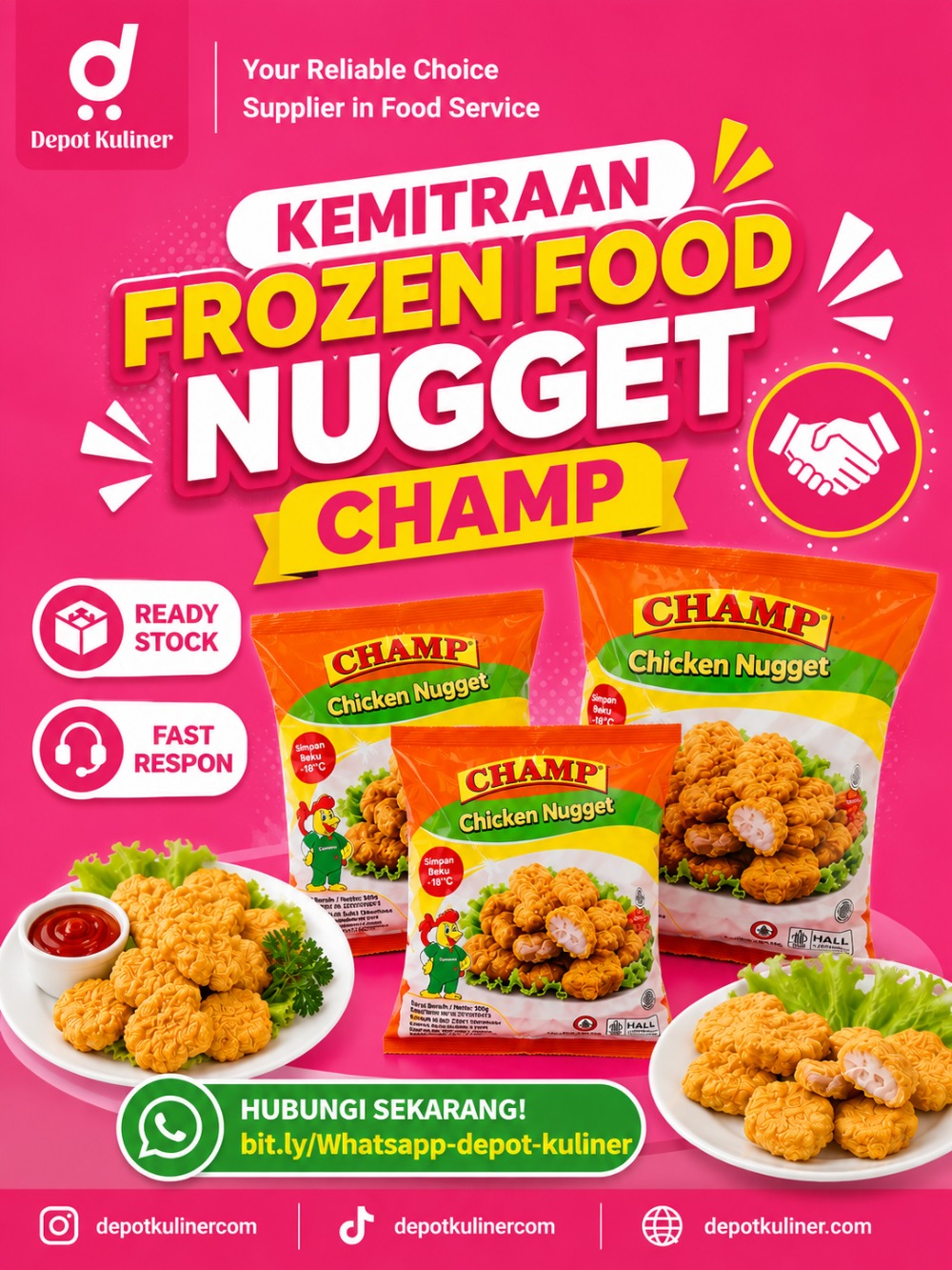 Kemitraan Frozen Food Nugget Champ Kemitraan Frozen Food Nugget Champ