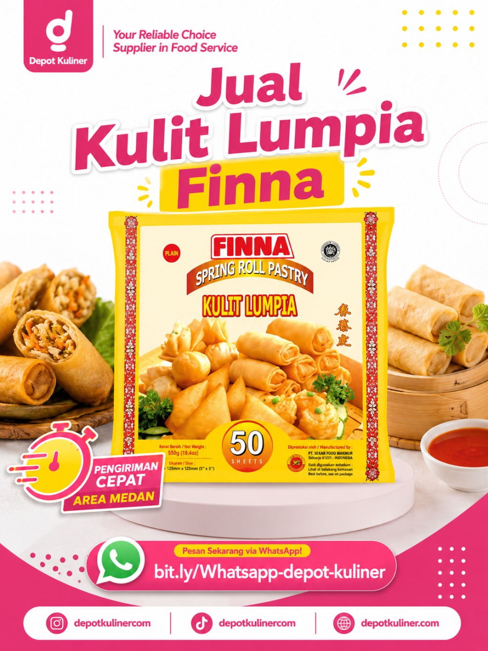 Jual Kulit Lumpia Finna Jual Kulit Lumpia Finna