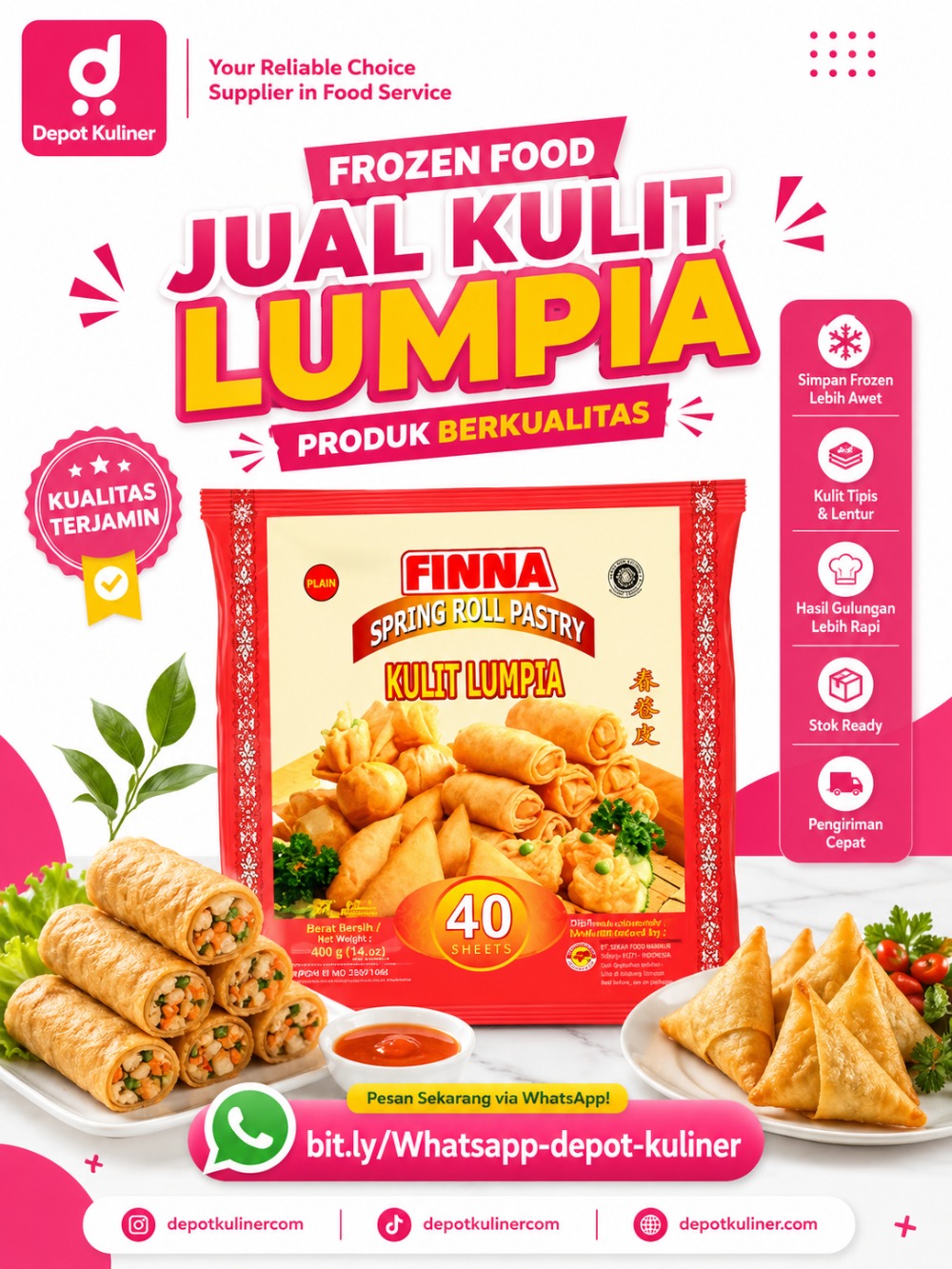Frozen Food Jual Kulit Lumpia Frozen Food Jual Kulit Lumpia