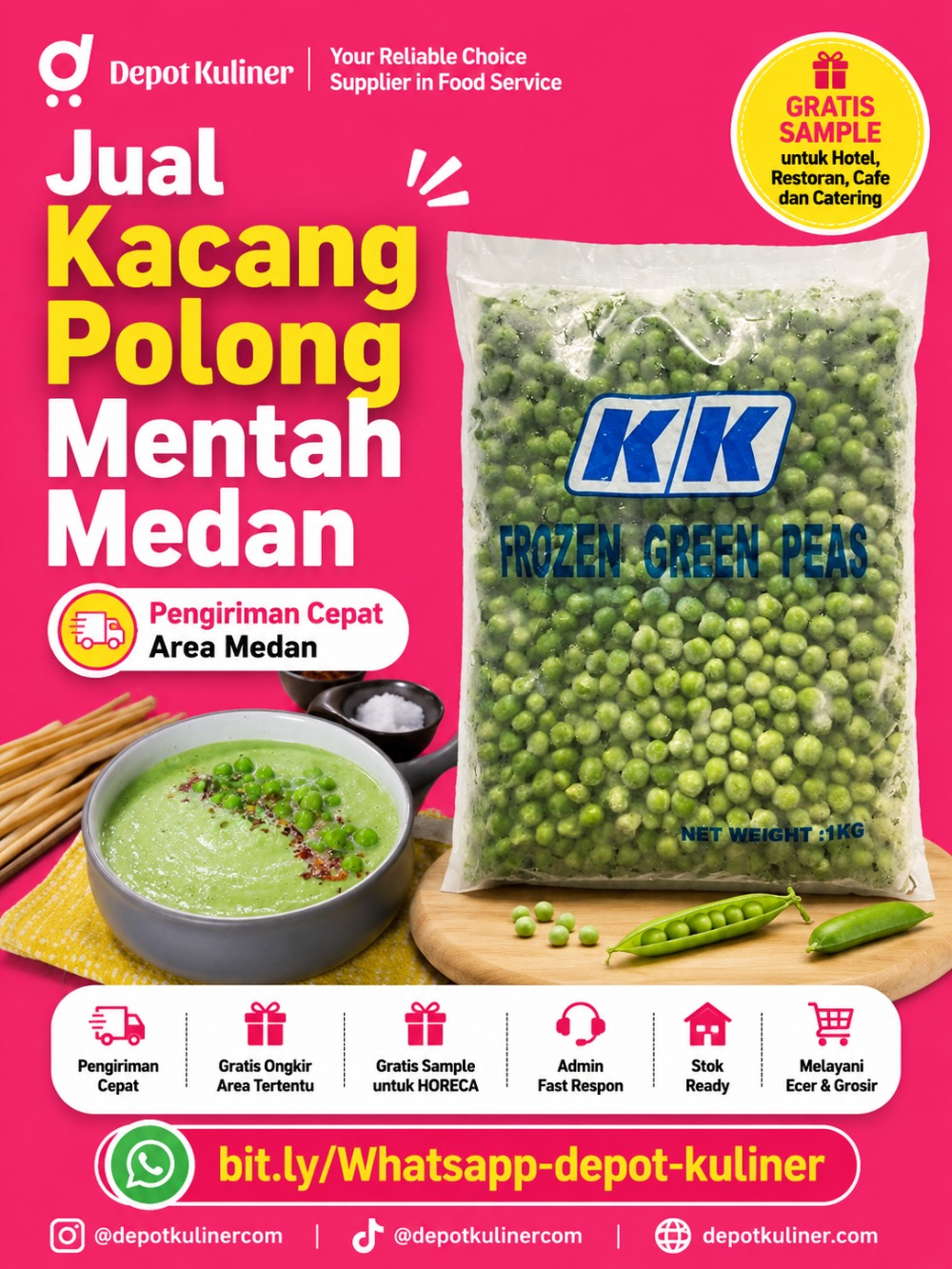 Jual Kacang Polong Mentah Medan Jual Kacang Polong Mentah Medan