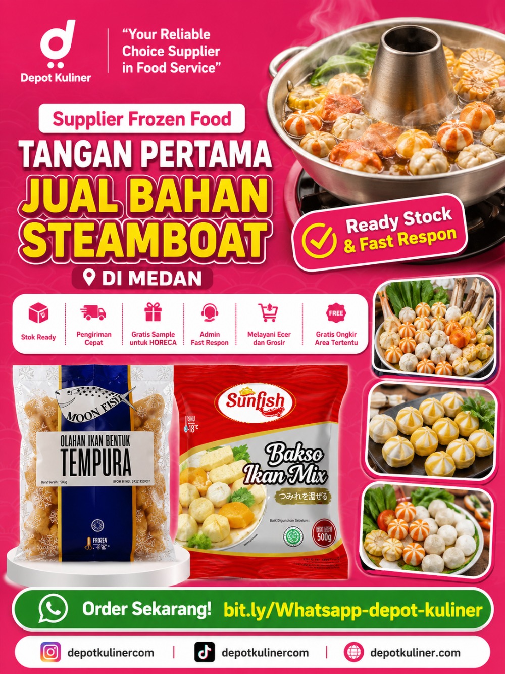 Supplier Frozen Food Tangan Pertama Jual Bahan Steamboat Di Medan Supplier Frozen Food Tangan Pertama Jual Bahan Steamboat Di Medan