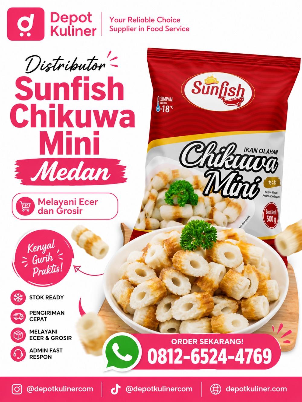 Distributor Sunfish Chikuwa Mini Medan Distributor Sunfish Chikuwa Mini Medan