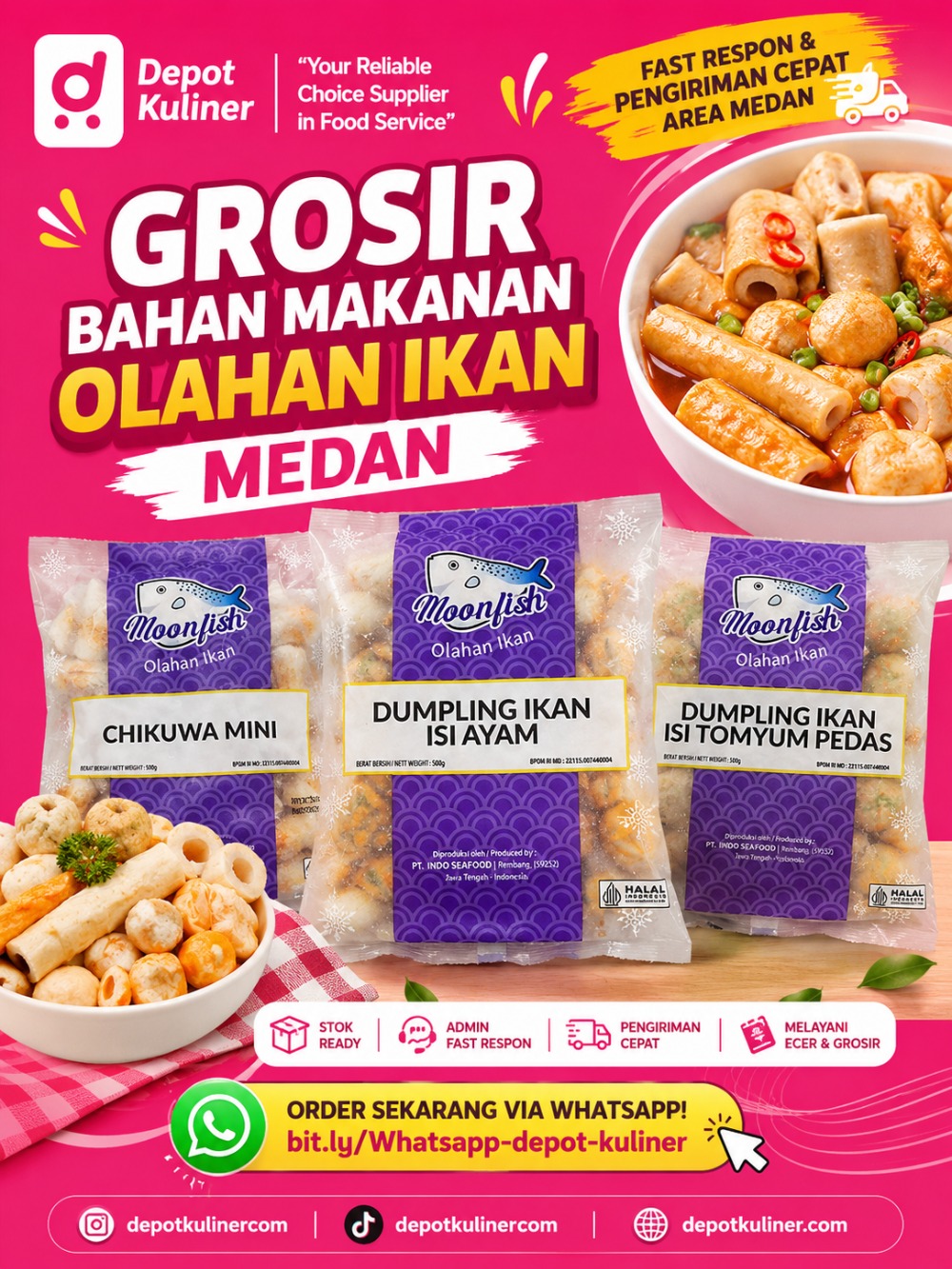 Grosir Bahan Makanan Olahan Ikan Medan Grosir Bahan Makanan Olahan Ikan Medan
