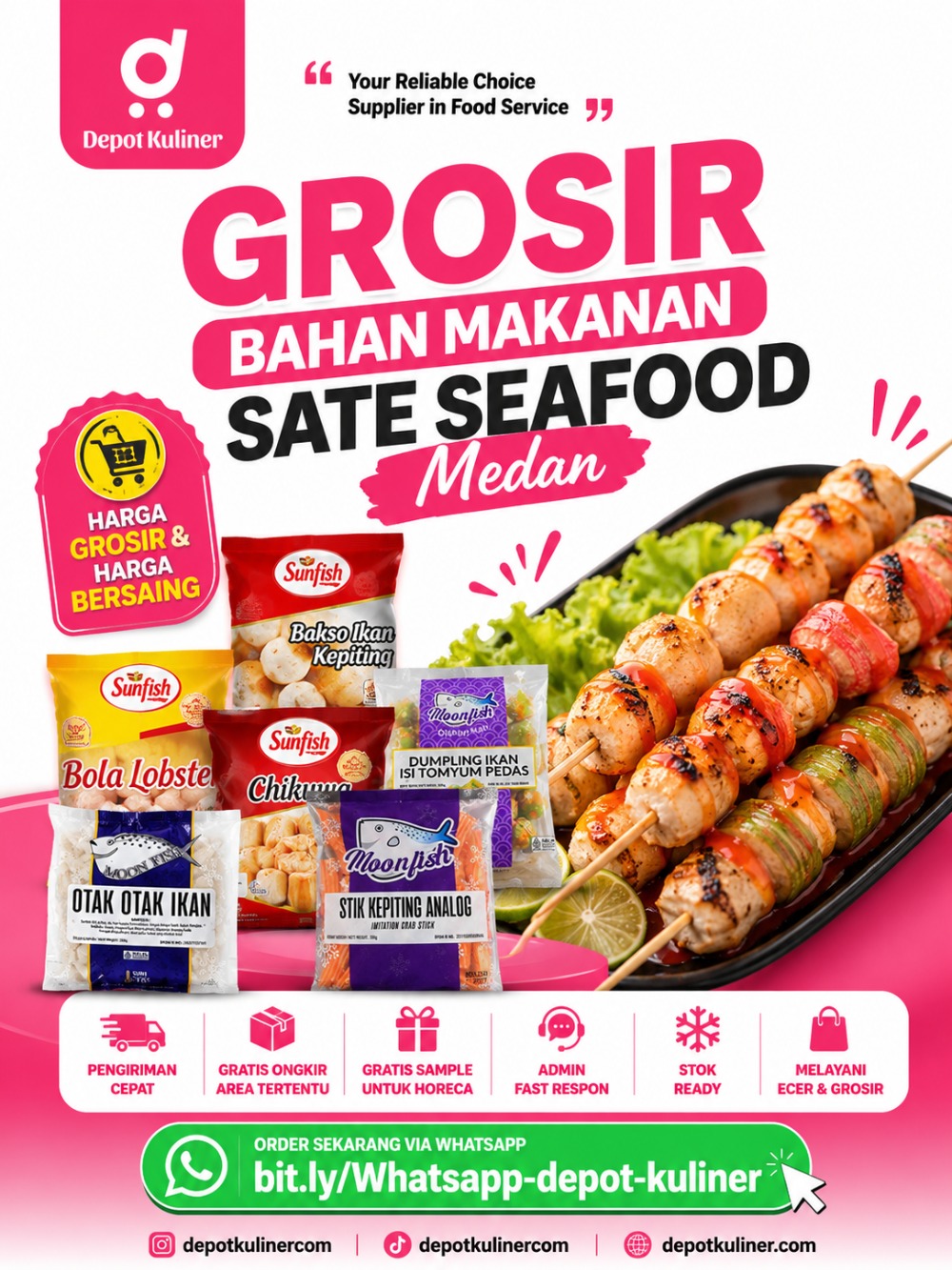 Grosir Bahan Makanan Sate Seafood Medan Grosir Bahan Makanan Sate Seafood Medan