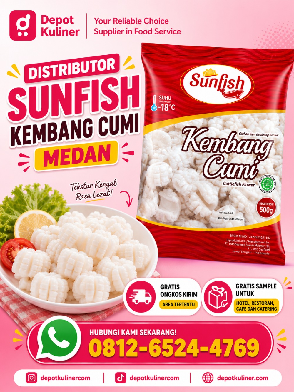 Distributor Sunfish Kembang Cumi Medan Distributor Sunfish Kembang Cumi Medan