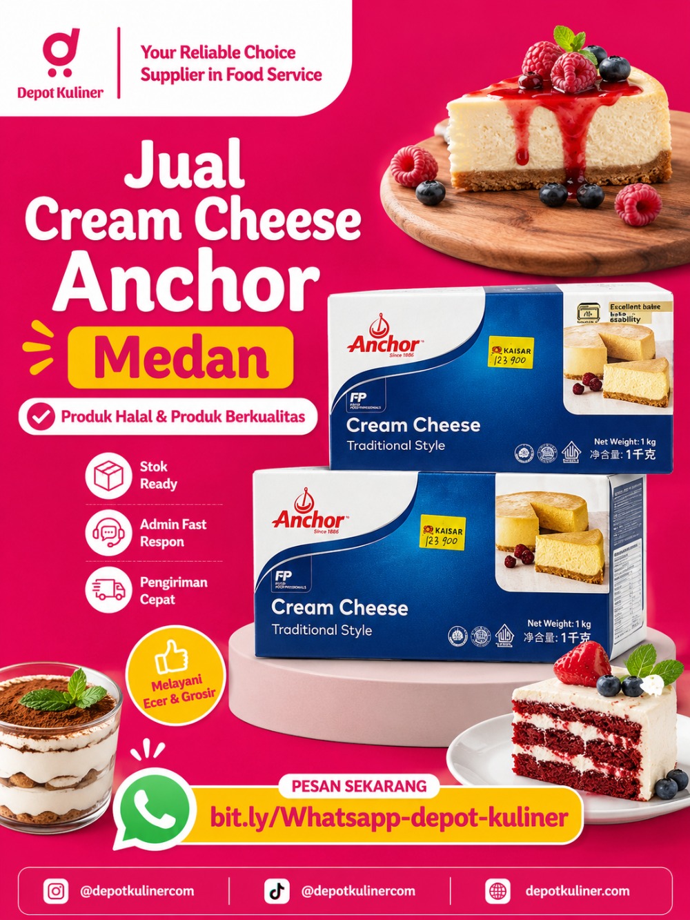 Jual Cream Cheese Anchor Medan Jual Cream Cheese Anchor Medan