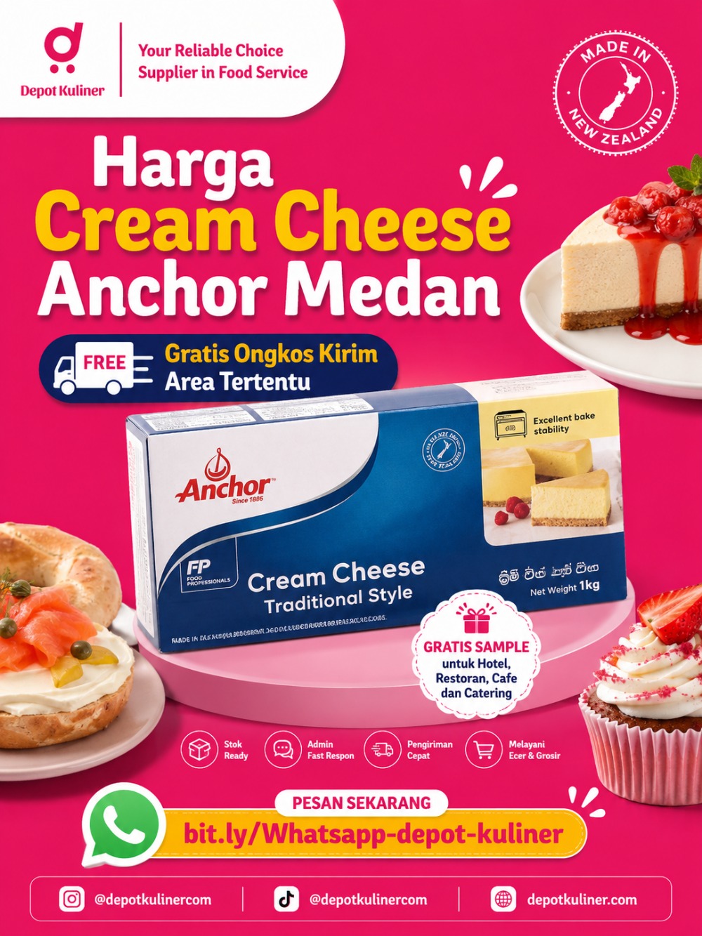 Harga Cream Cheese Anchor Medan Harga Cream Cheese Anchor Medan