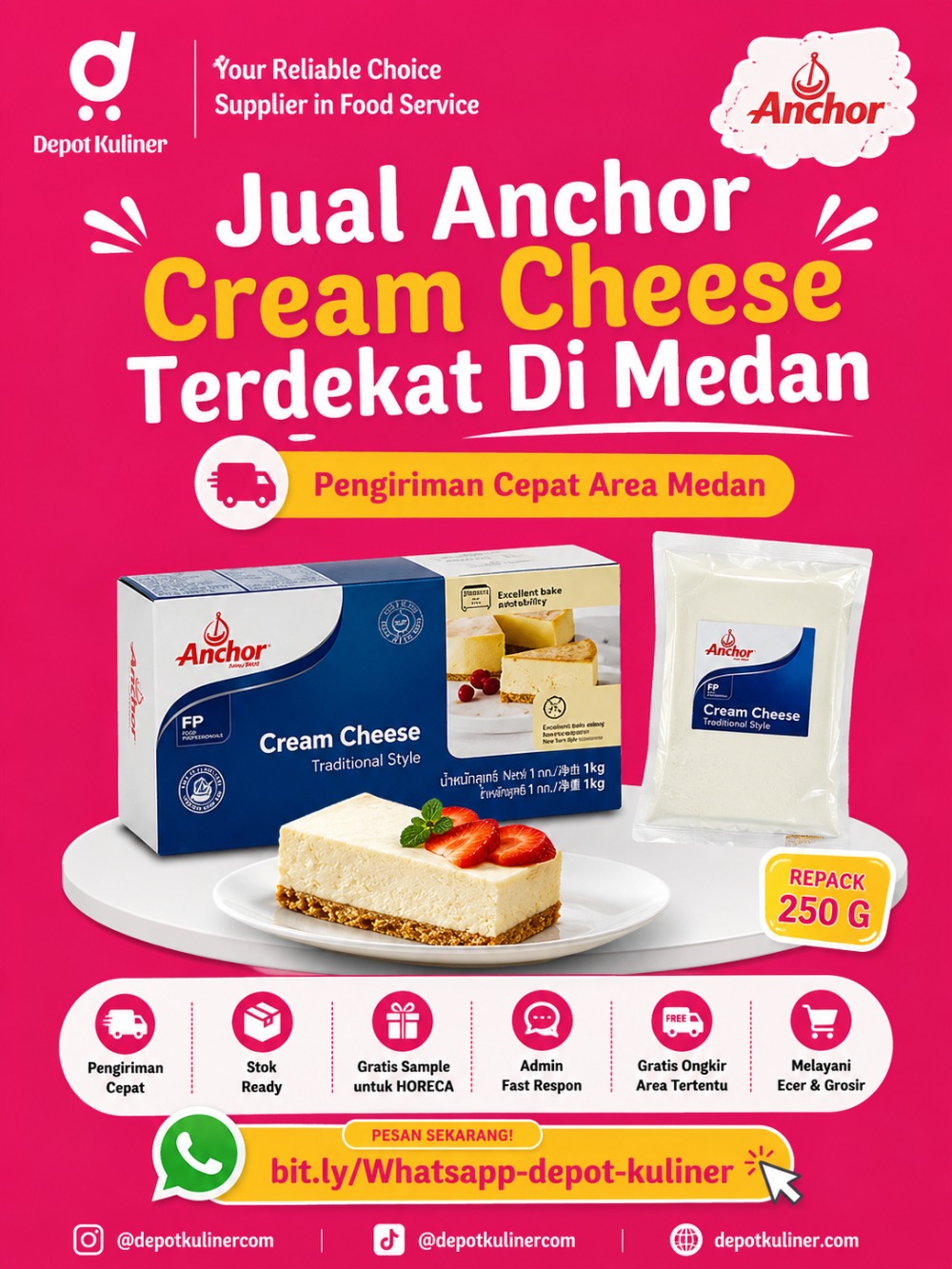 Jual Anchor Cream Cheese Terdekat Di Medan Jual Anchor Cream Cheese Terdekat Di Medan
