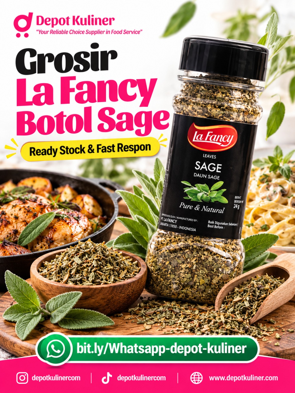 Grosir La Fancy Botol Sage di Medan Grosir La Fancy Botol Sage di Medan