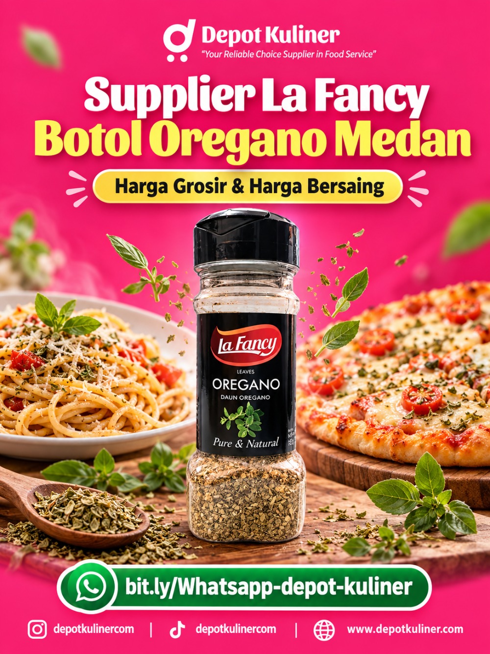 Supplier La Fancy Botol Oregano Medan Supplier La Fancy Botol Oregano Medan