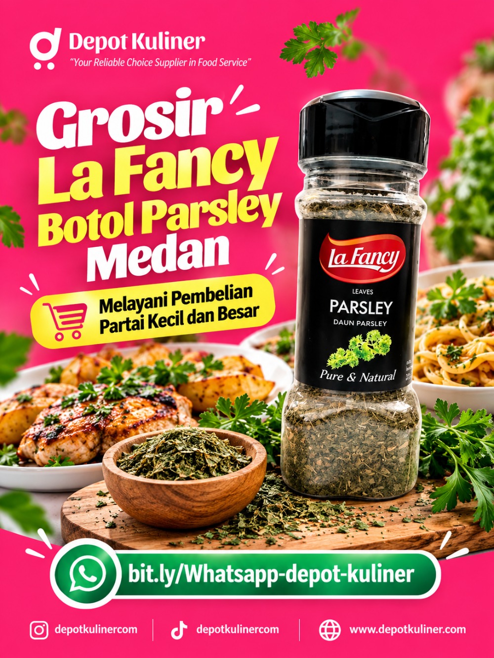 Grosir La Fancy Botol Parsley Medan Grosir La Fancy Botol Parsley Medan