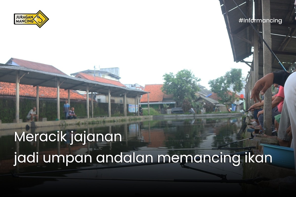 Meracik jajanan jadi umpan andalan memancing ikan Meracik jajanan jadi umpan andalan memancing ikan
