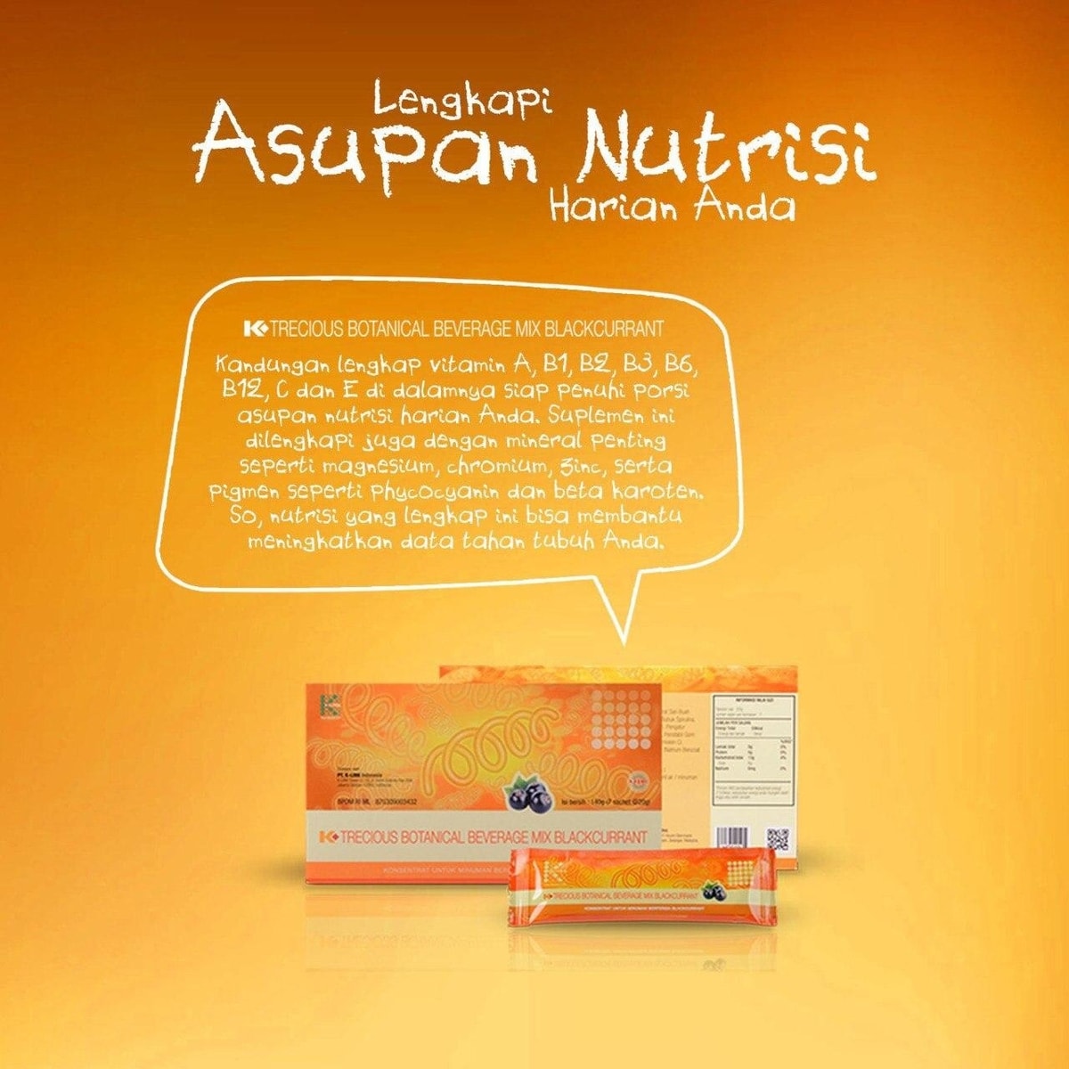 * Lengkapi Asupan Nutrisi Anda * Lengkapi Asupan Nutrisi Anda