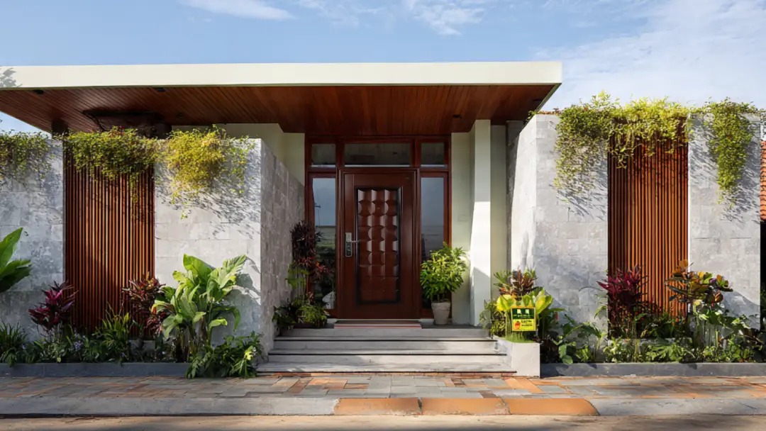 Natural & Menawan! Ini Inspirasi Pintu Rumah Depan Kayu yang Sedang Tren Natural & Menawan! Ini Inspirasi Pintu Rumah Depan Kayu yang Sedang Tren