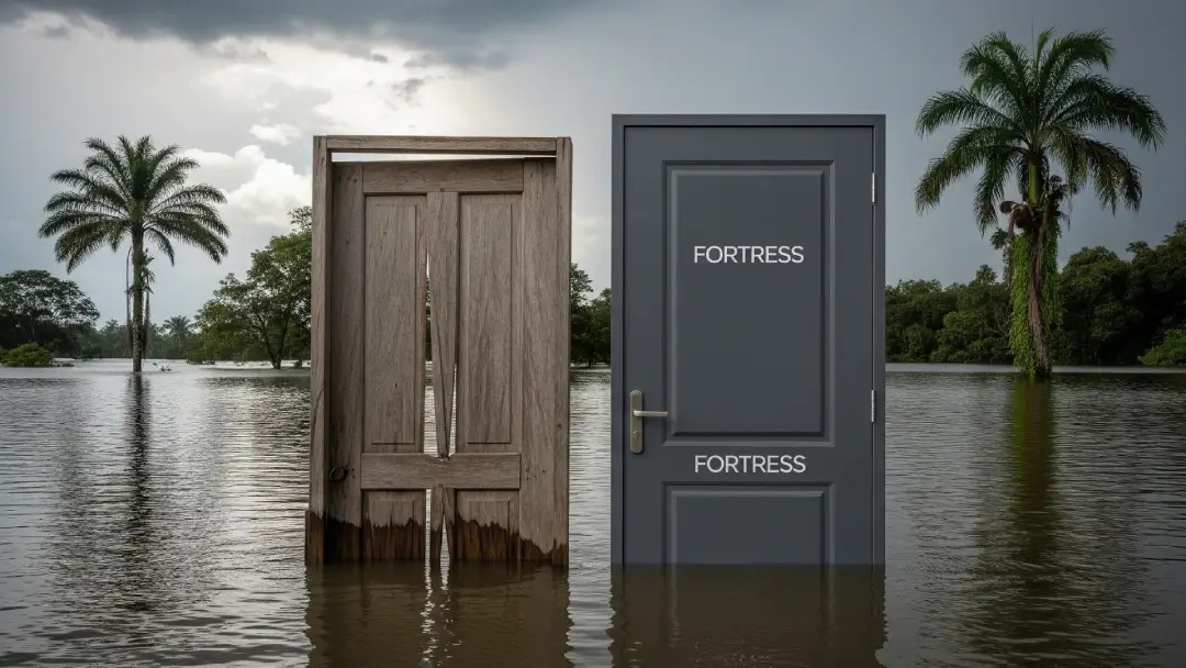 Banjir Papua Bikin Pintu Melengkung & Susut? Fortress Solusinya! Banjir Papua Bikin Pintu Melengkung & Susut? Fortress Solusinya!