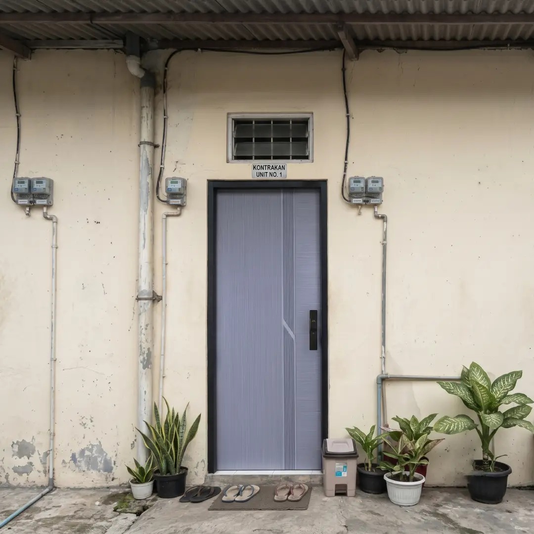 kontrakan dengan pintu baja merk fortress kontrakan dengan pintu baja merk fortress