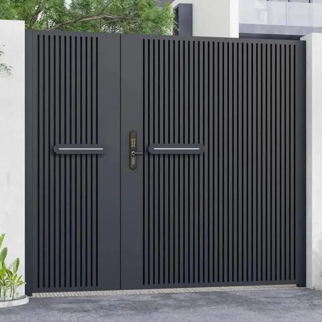 Gerbang Minimalis Bergaris Vertikal Rapat Gerbang Minimalis Bergaris Vertikal Rapat