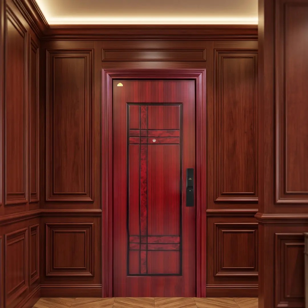 wall moulding kayu dengan pintu baja fortress motif kayu wall moulding kayu dengan pintu baja fortress motif kayu