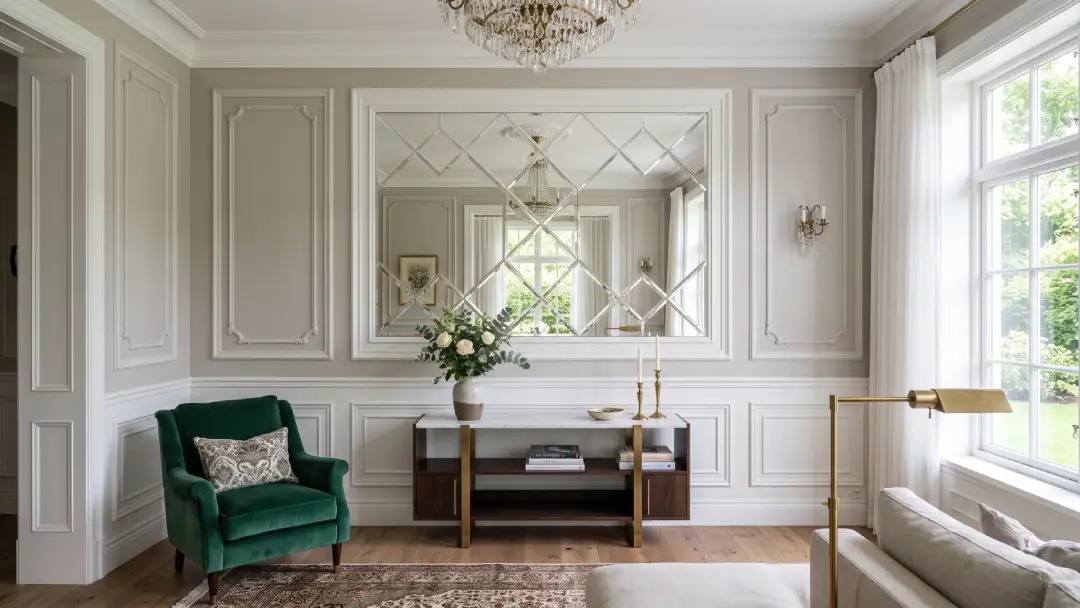 Inspiratif! Ini Model Wall Moulding Kaca Bevel Kombinasi Sempurna Inspiratif! Ini Model Wall Moulding Kaca Bevel Kombinasi Sempurna