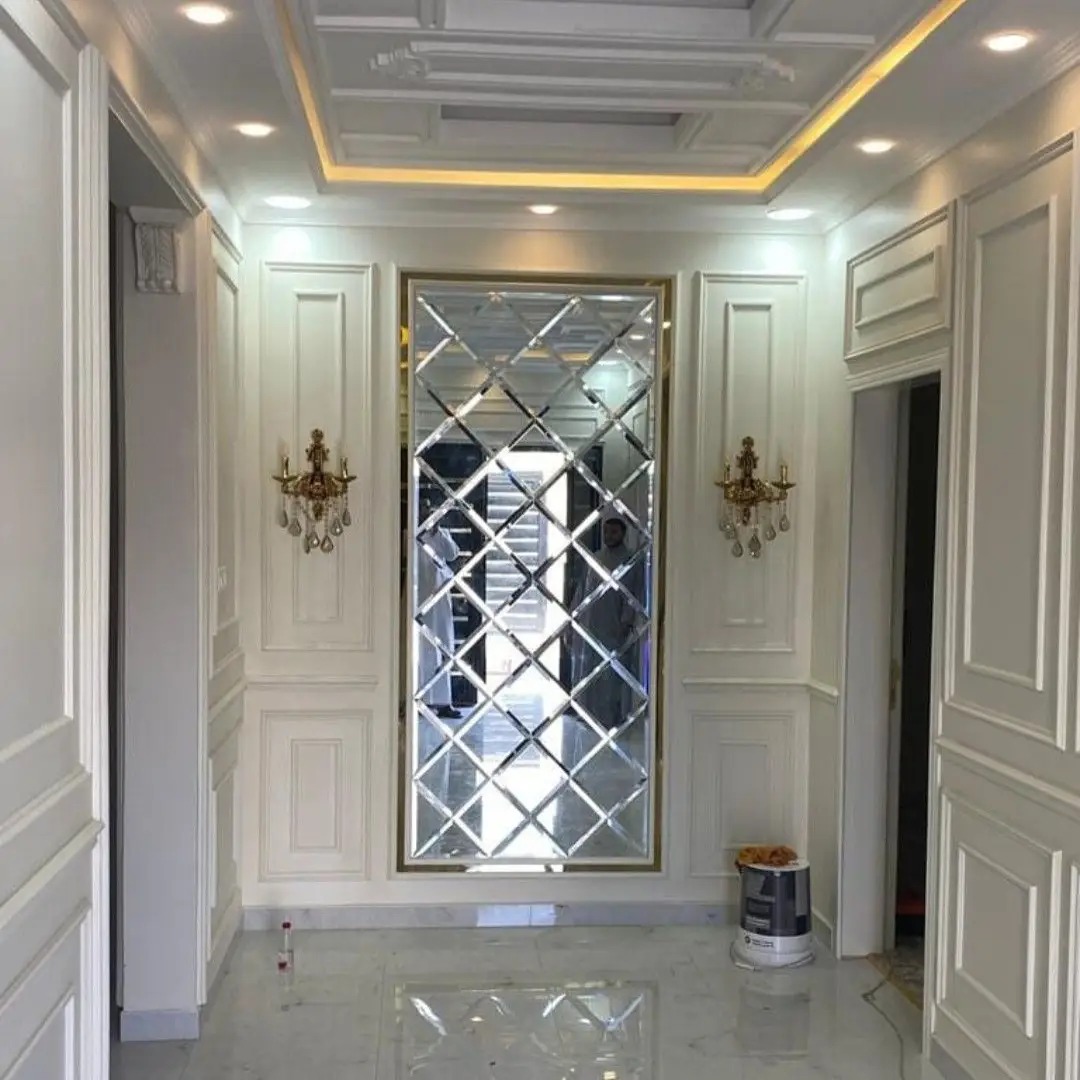 Model Wall Moulding Kaca Bevel Vertikal Elegan Model Wall Moulding Kaca Bevel Vertikal Elegan