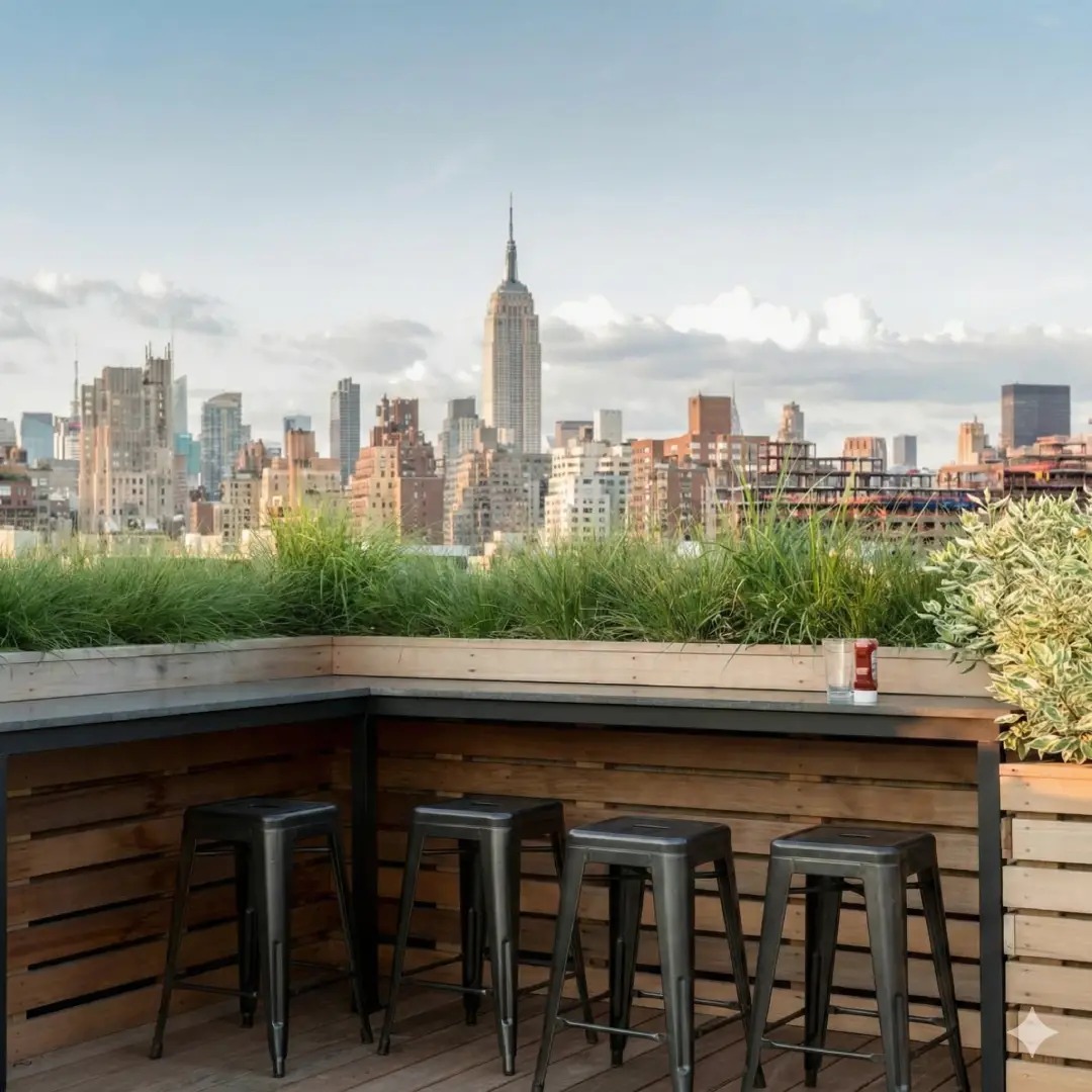 Model Rooftop dengan Coffee Corner Mini Model Rooftop dengan Coffee Corner Mini