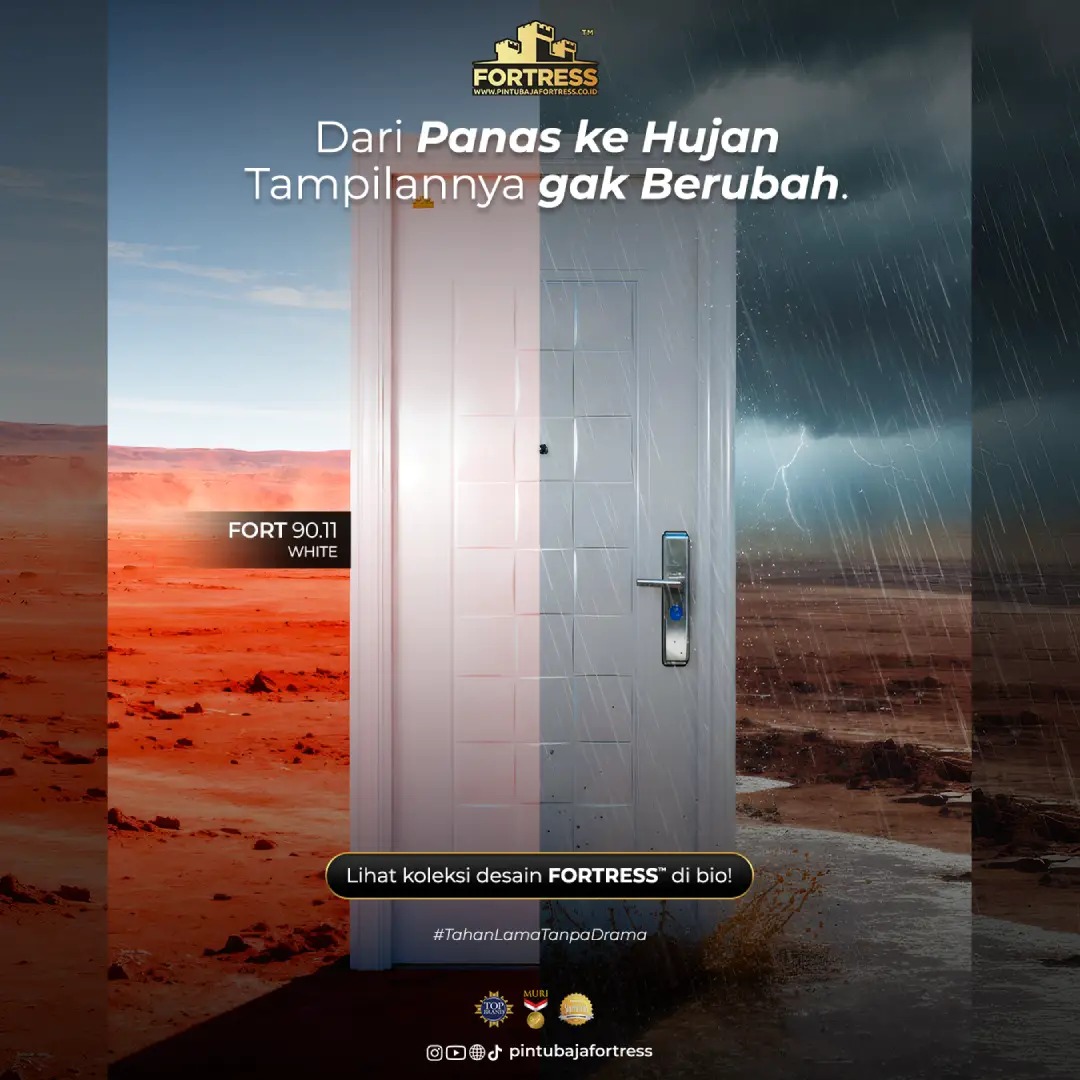 pintu fortress bernuansa sejuk yang tahan cuaca ekstrim pintu fortress bernuansa sejuk yang tahan cuaca ekstrim