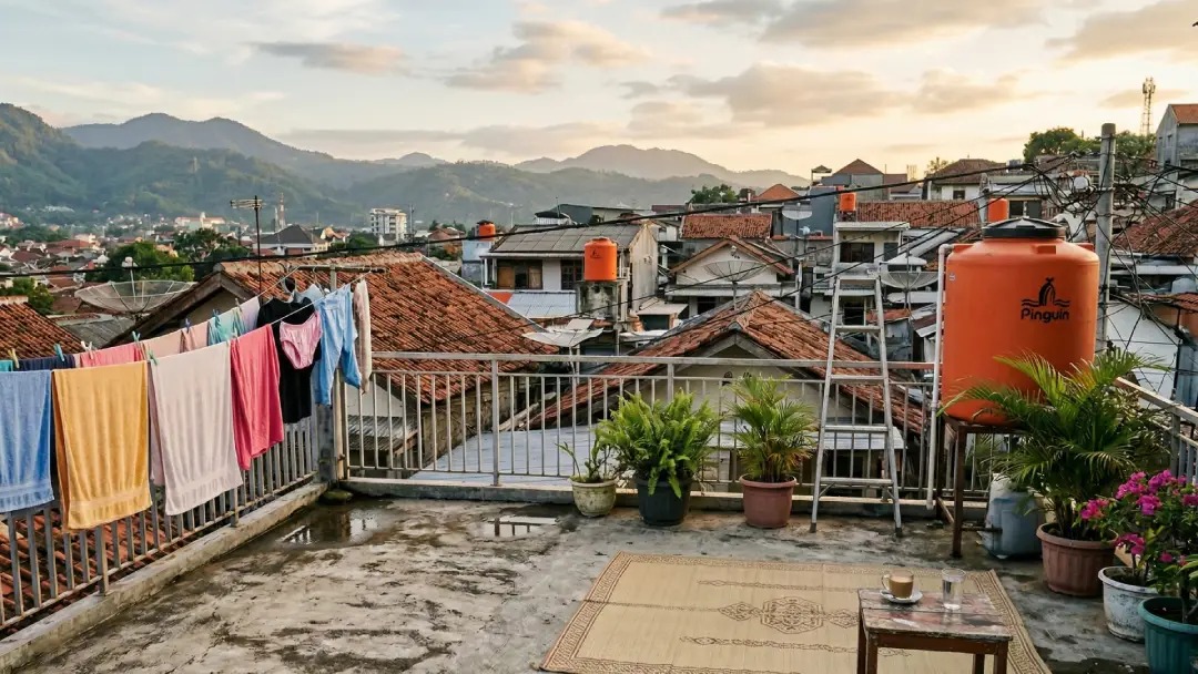 Inspirasi Rooftop Rumah 1 Lantai, Ruang Hijau di Tengah Kota Inspirasi Rooftop Rumah 1 Lantai, Ruang Hijau di Tengah Kota
