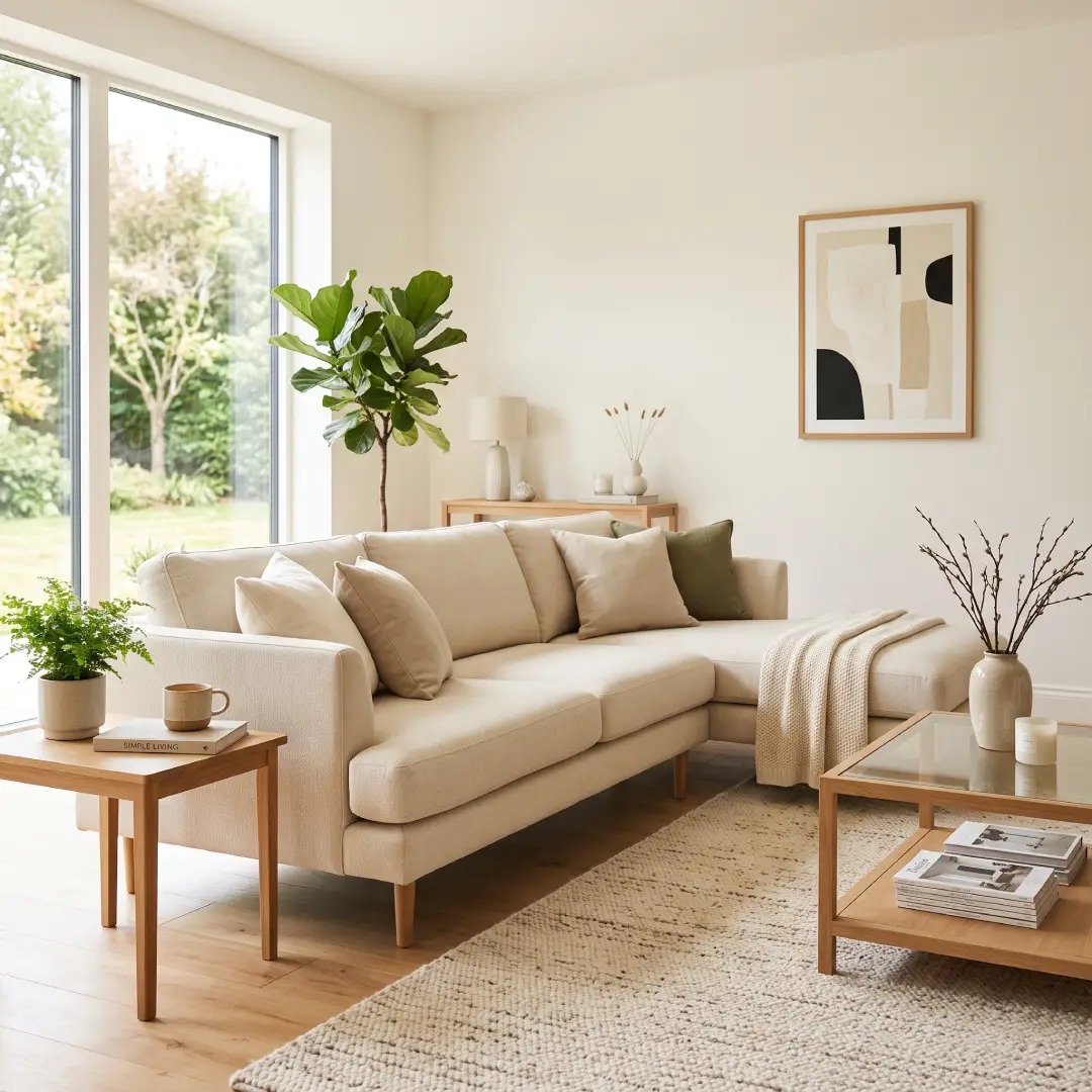 Sofa Warna Cream Cocok untuk Interior Rumah Desain Minimalis Sofa Warna Cream Cocok untuk Interior Rumah Desain Minimalis