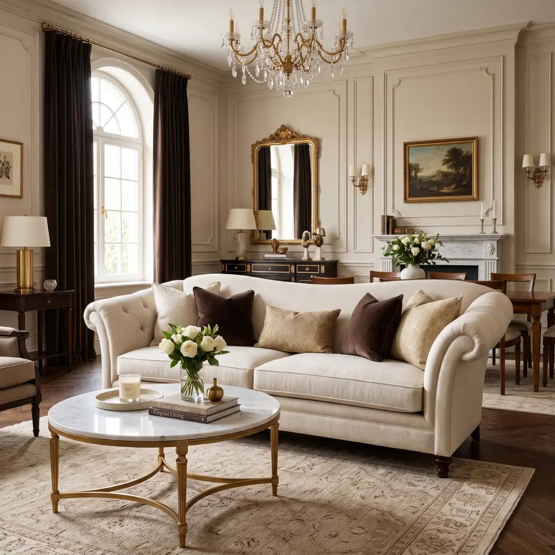 Sofa Warna Cream Cocok untuk Interior Rumah Desain Modern Klasik Sofa Warna Cream Cocok untuk Interior Rumah Desain Modern Klasik