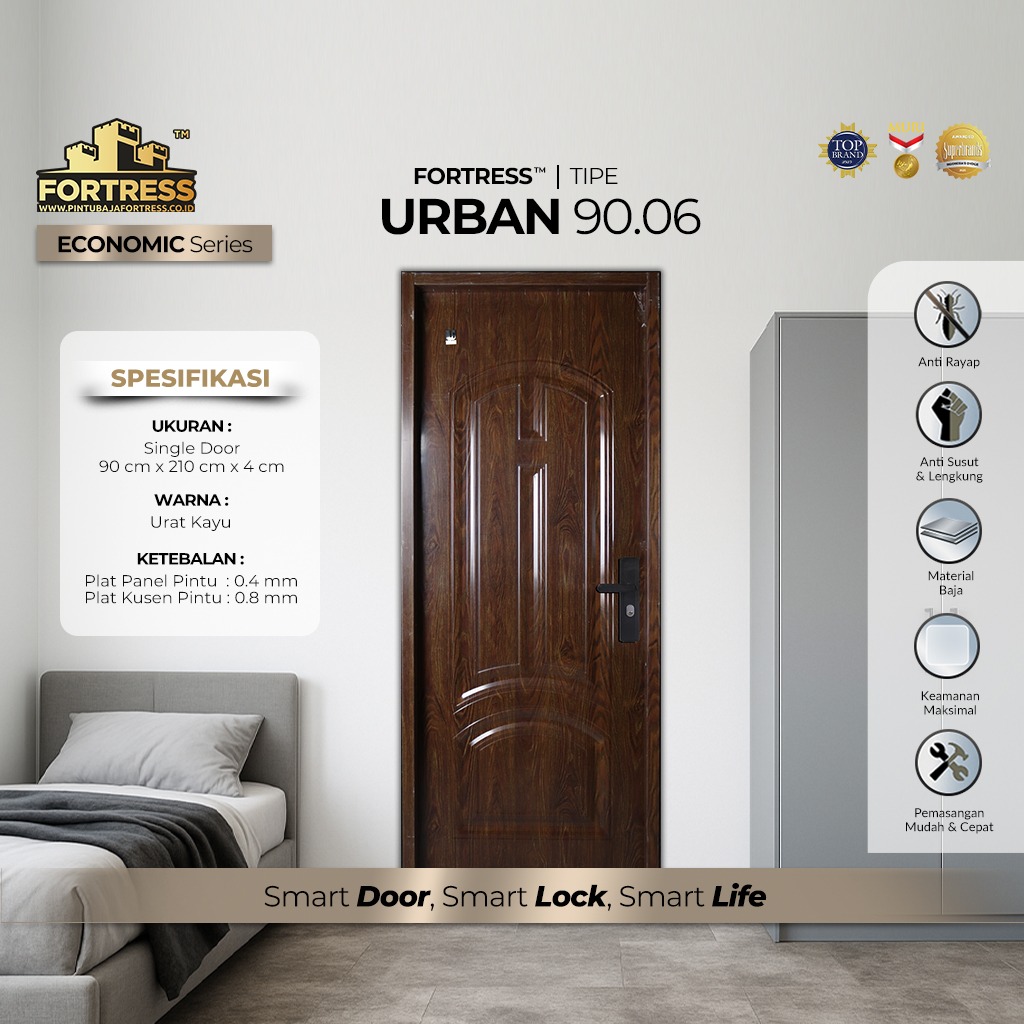 pintu minimalis ringan fortress tipe urban 90.06 motif urat kayu pintu minimalis ringan fortress tipe urban 90.06 motif urat kayu